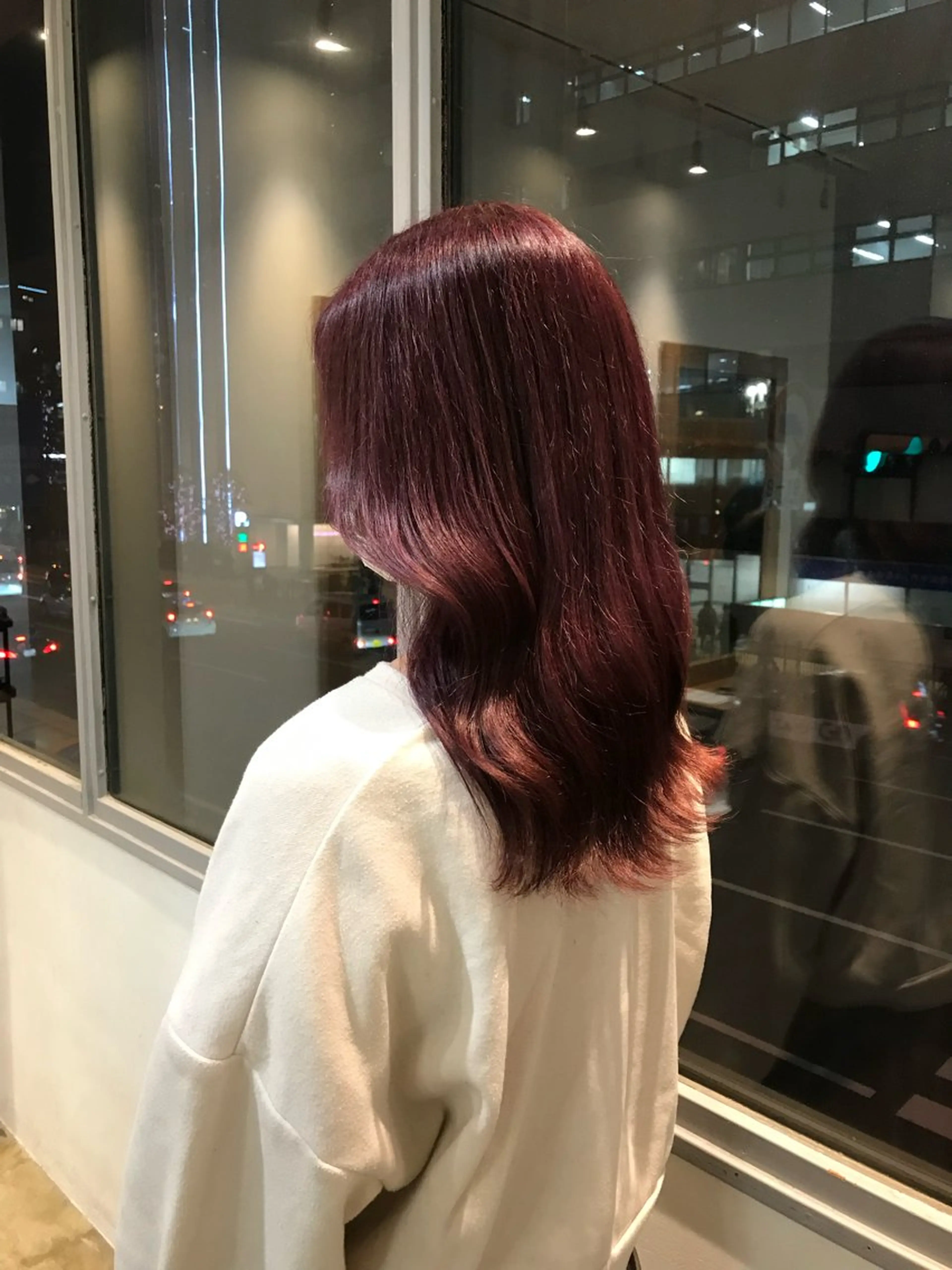 ロング カラー muku所属・レディースカット モデル/ayunaのヘアスタイル