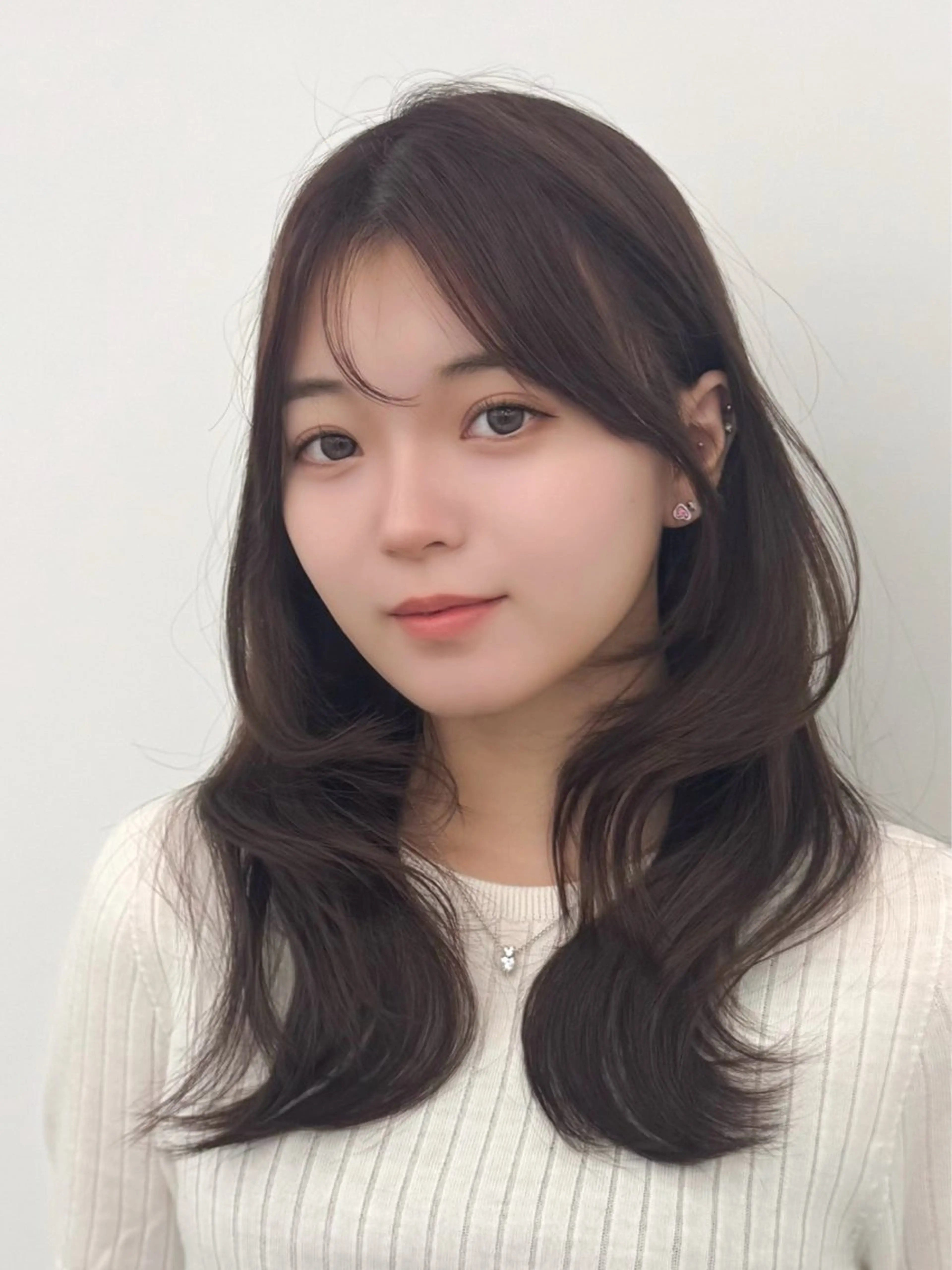 セミロング カラー ヘアアレンジ カット ヘアカラー トリートメント 最小顔周り&レイヤー 特化/池袋/kokiのヘアスタイル