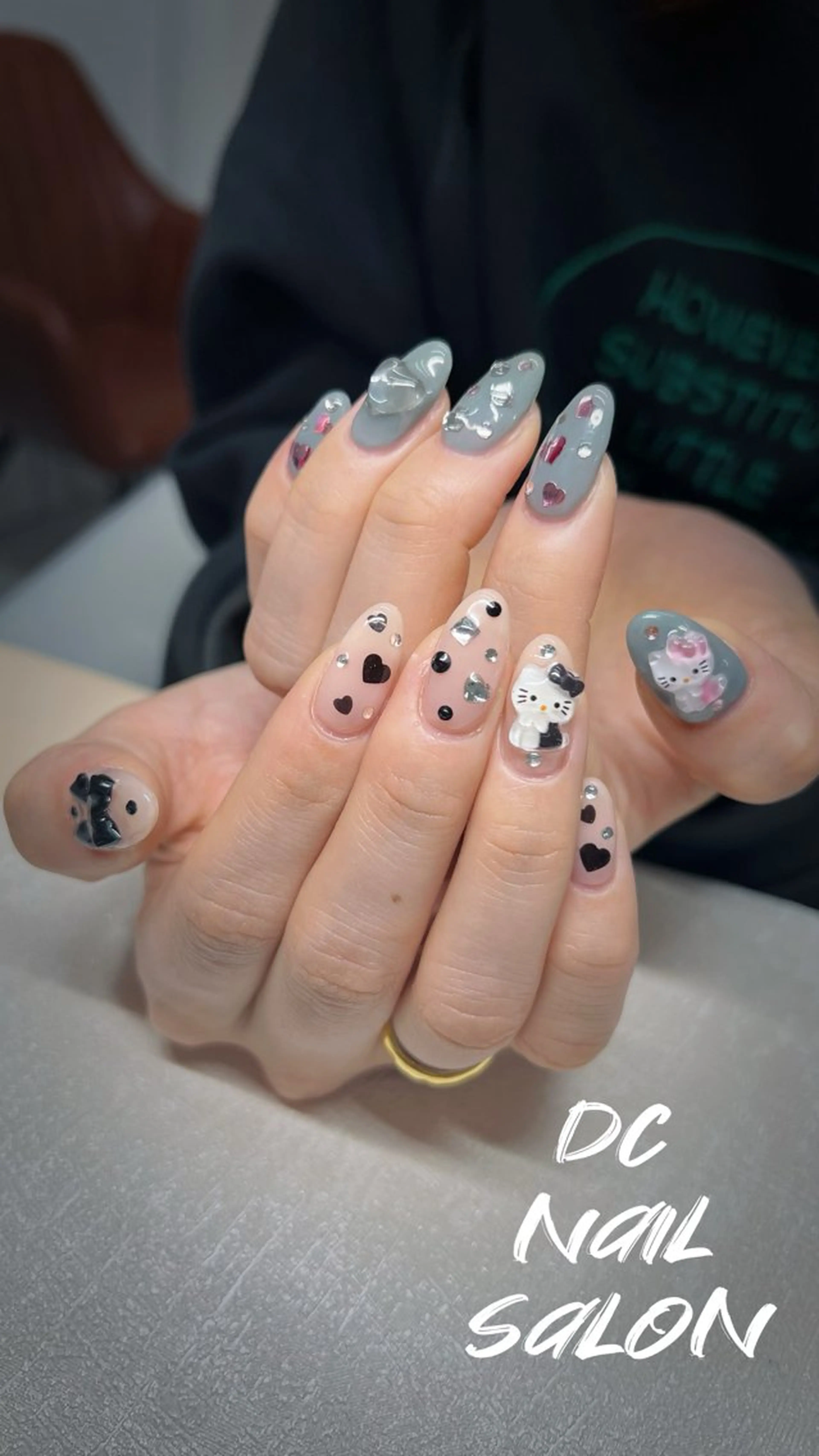 ネイル アートネイル 入学式 フレンチネイル ジェルネイル グラデーション DC nail salonのネイルデザイン
