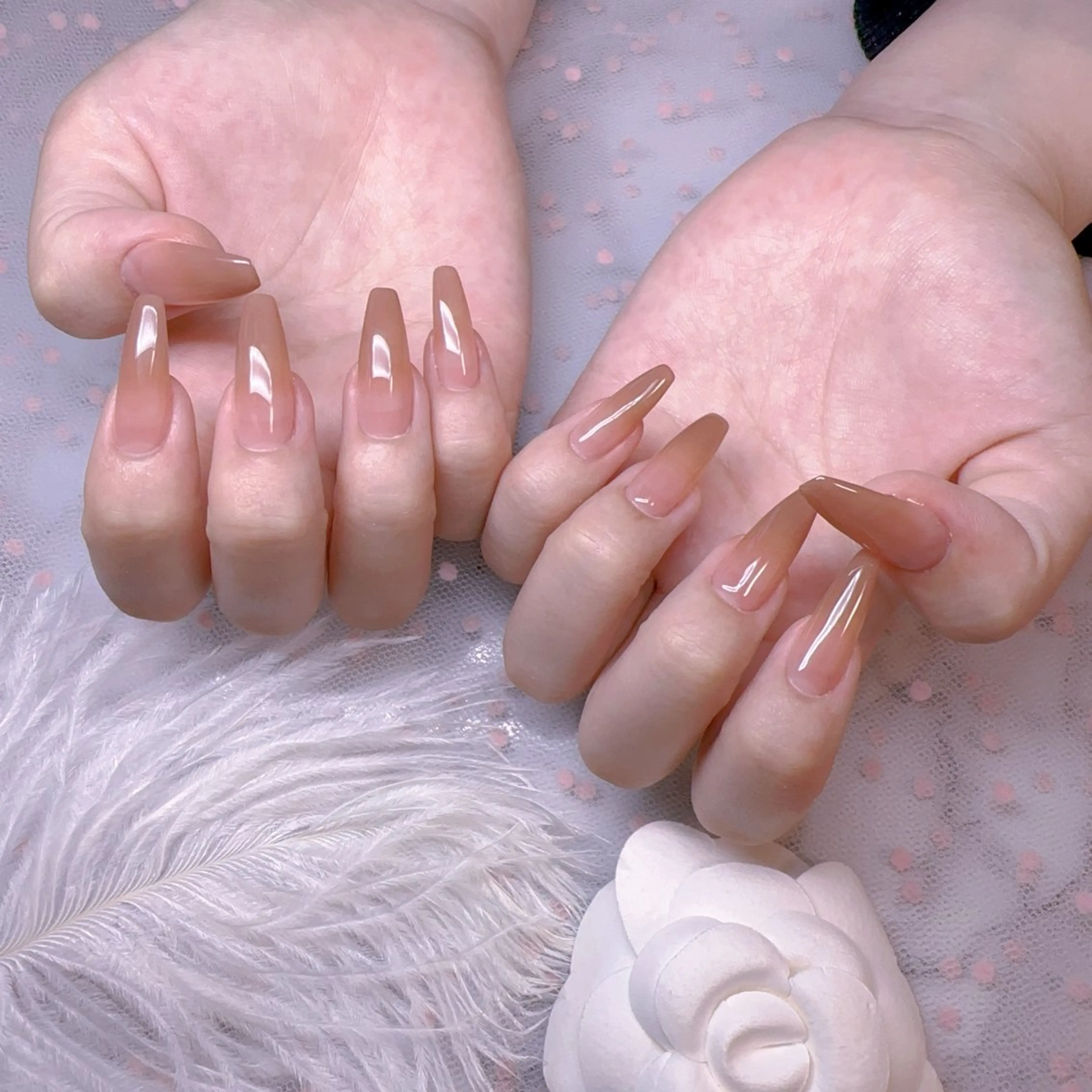 ネイル オーロラネイル フットネイル 韓国ネイル ラメ(グリッター) ラメグラデーション ハンドネイル Belle nail salon 新小岩のネイルデザイン
