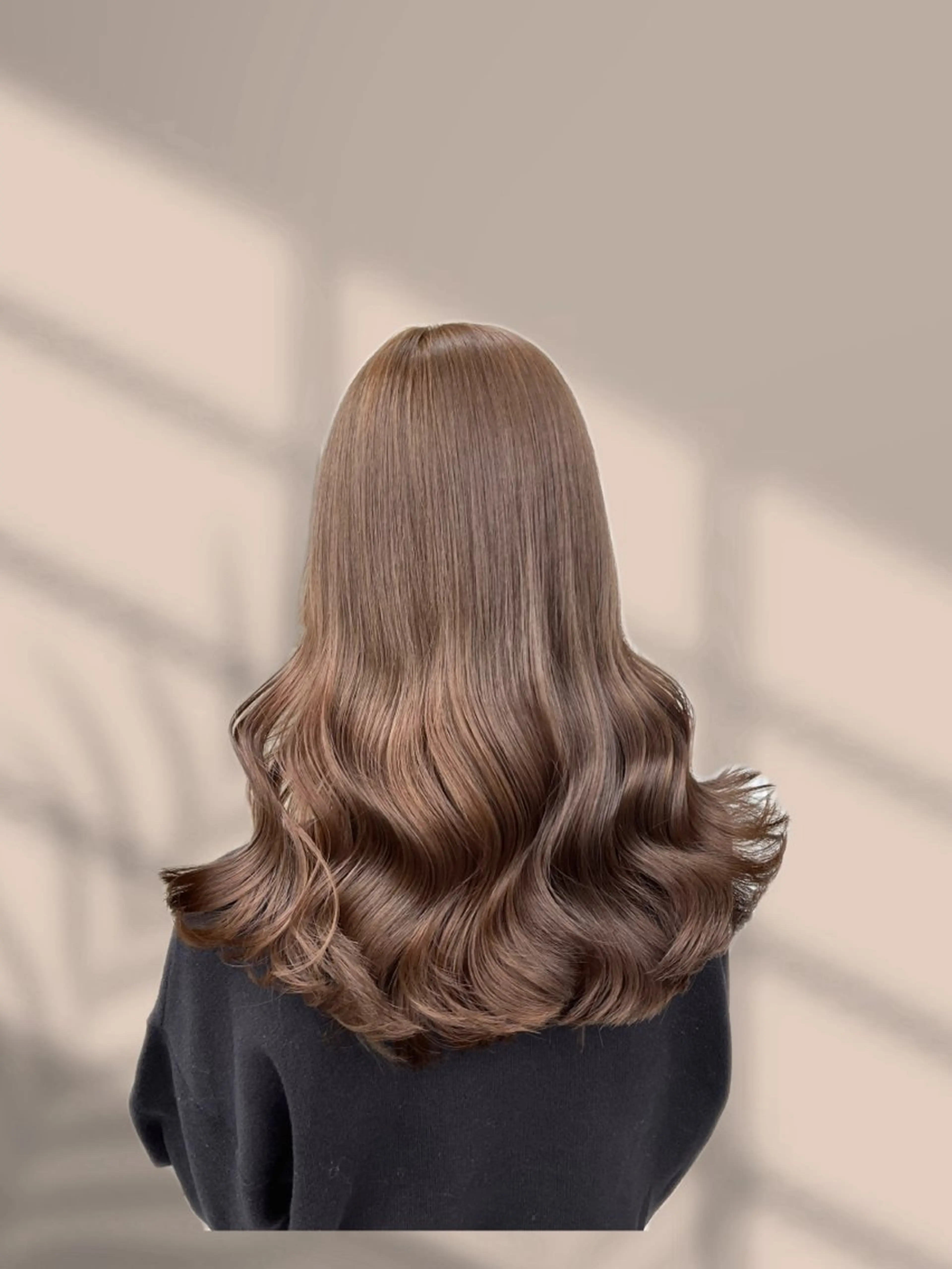 セミロング ヘアカラー くすみミルクティー/ ブラウン🪡TOWAのヘアスタイル