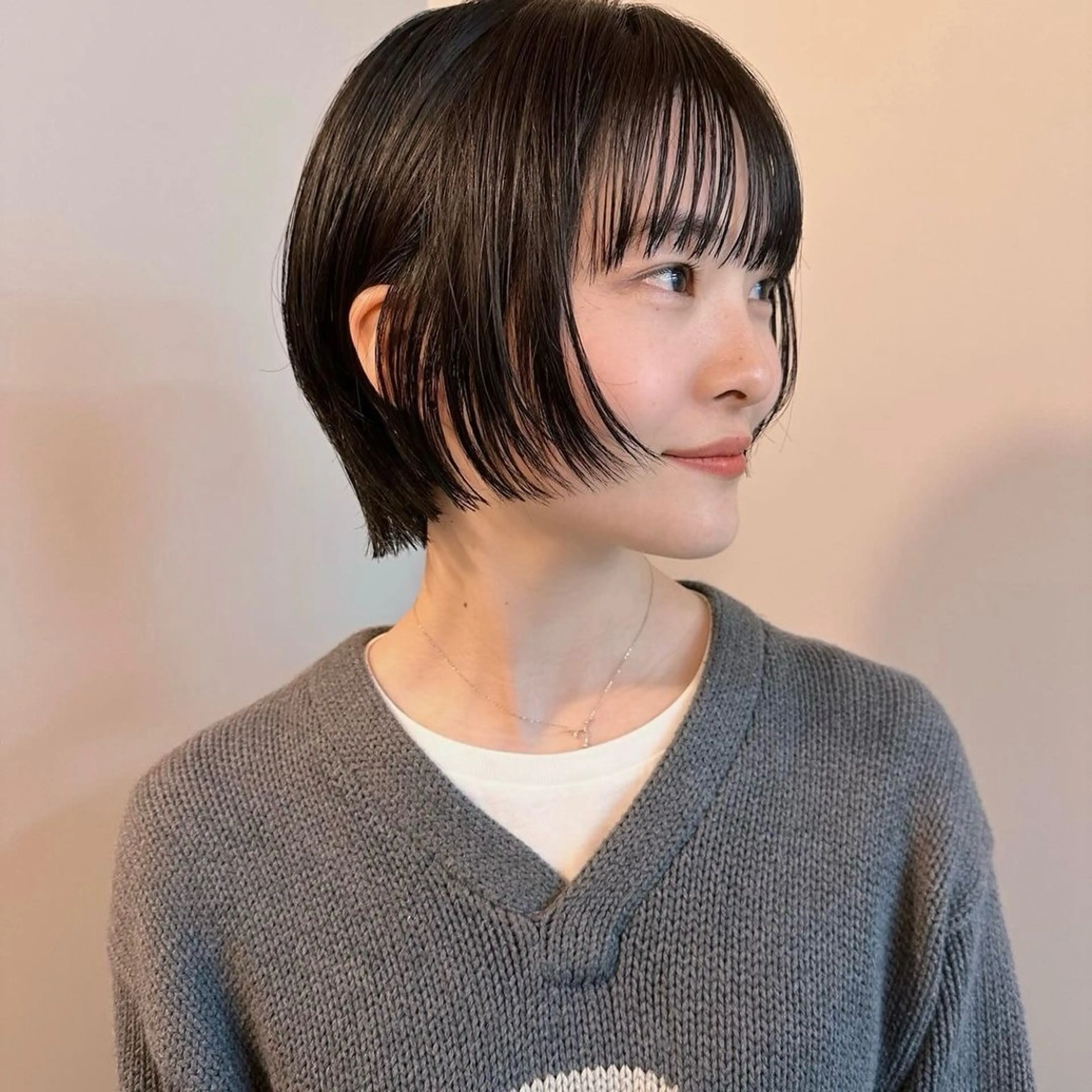 🪽レディースショートカット+透明感カラー🪽の写真
