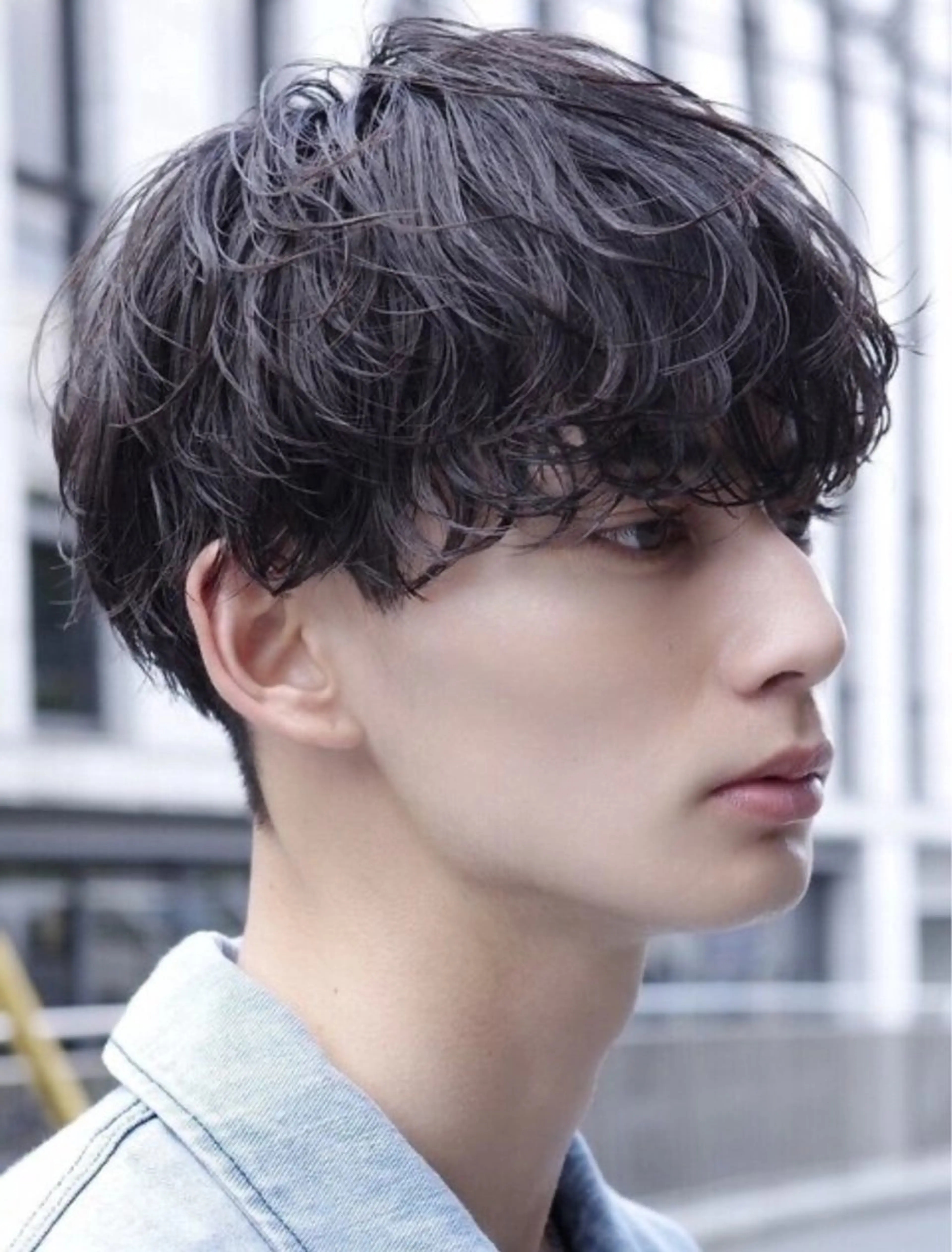 ショート メンズ パーマ 🌀toa/波巻き✨ /メンズパーマ／栄のヘアスタイル