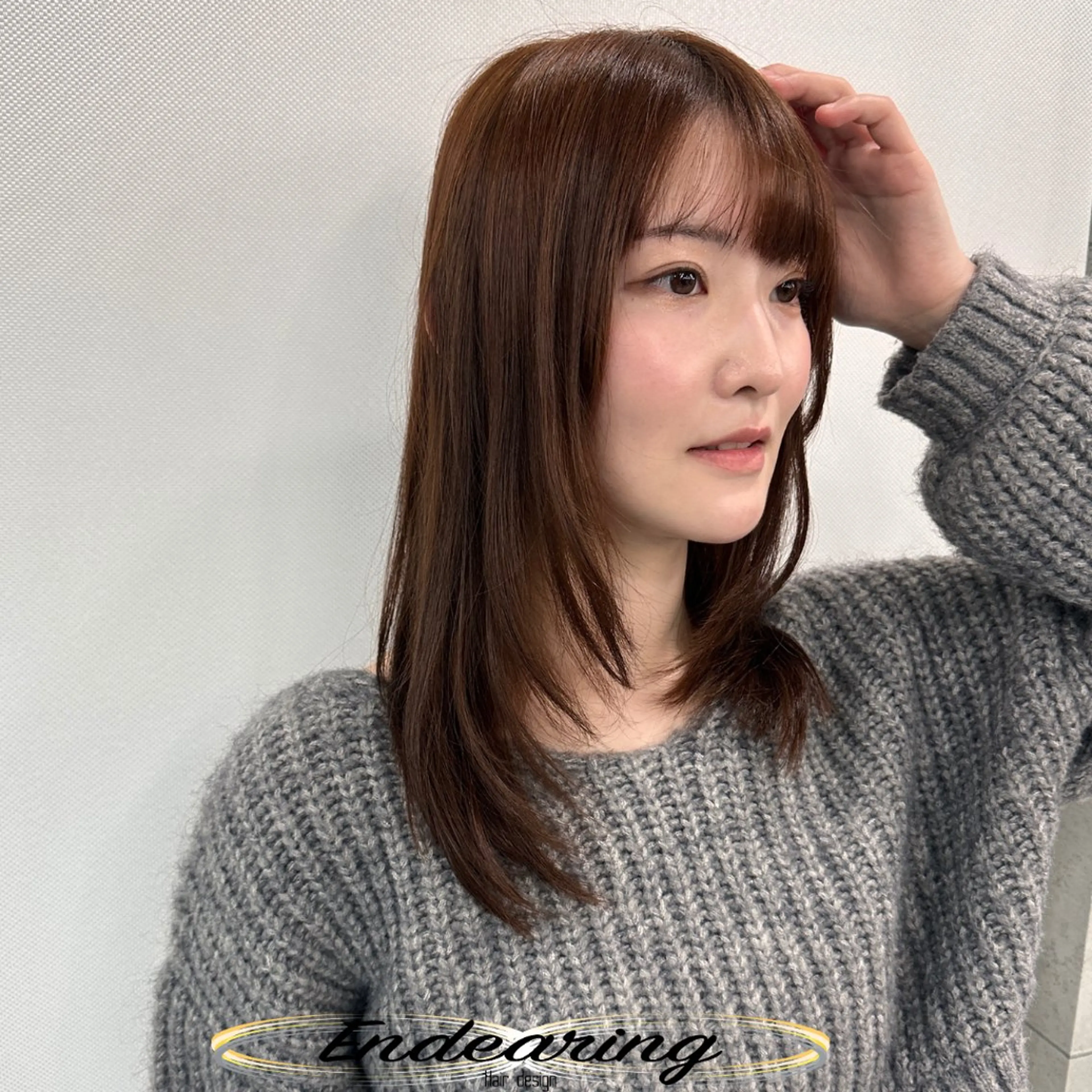 カラー カット ヘアカラー Endearing 銀座/レイヤーカットのヘアスタイル