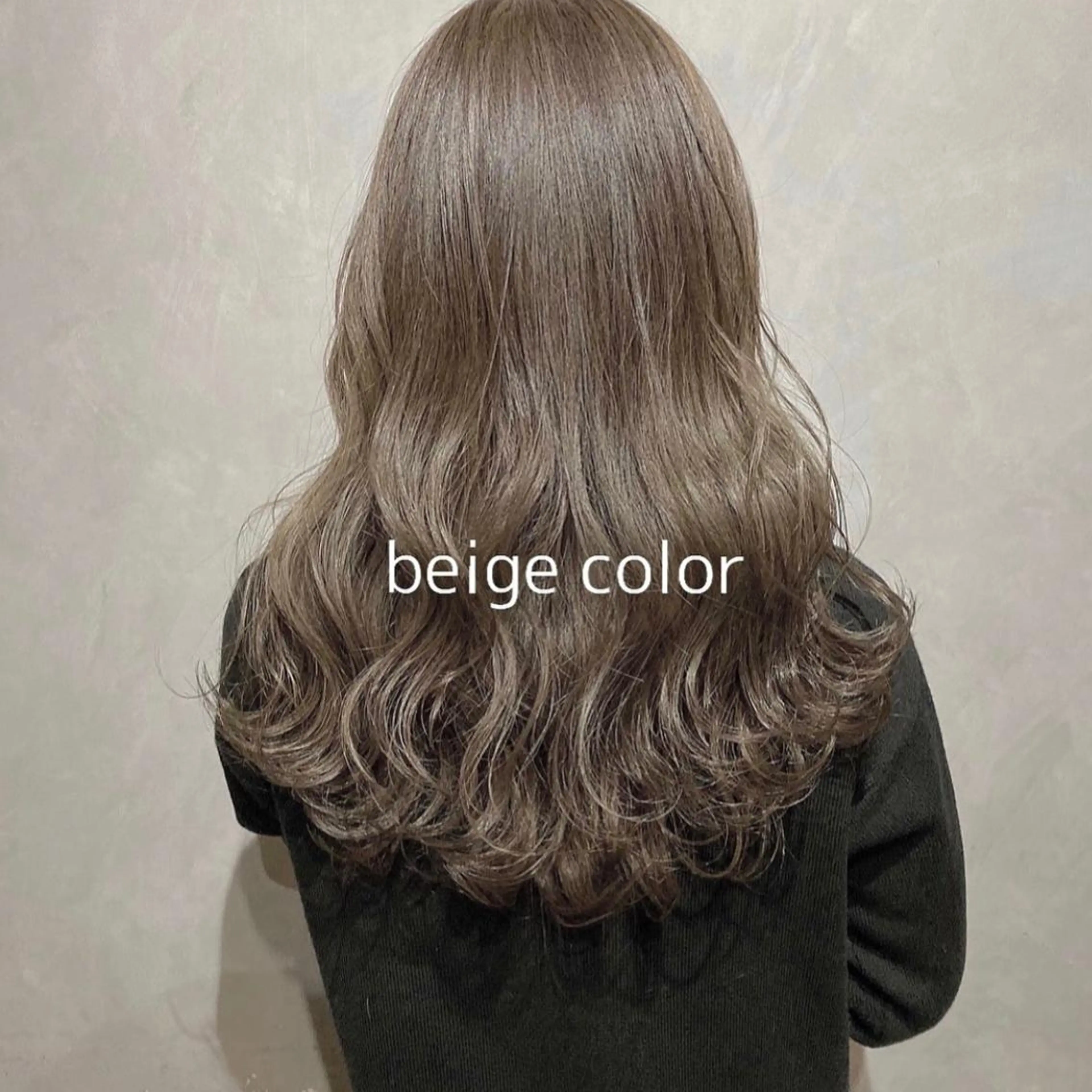 セミロング カラー CLUTCH天王寺 西藤遥河のヘアスタイル