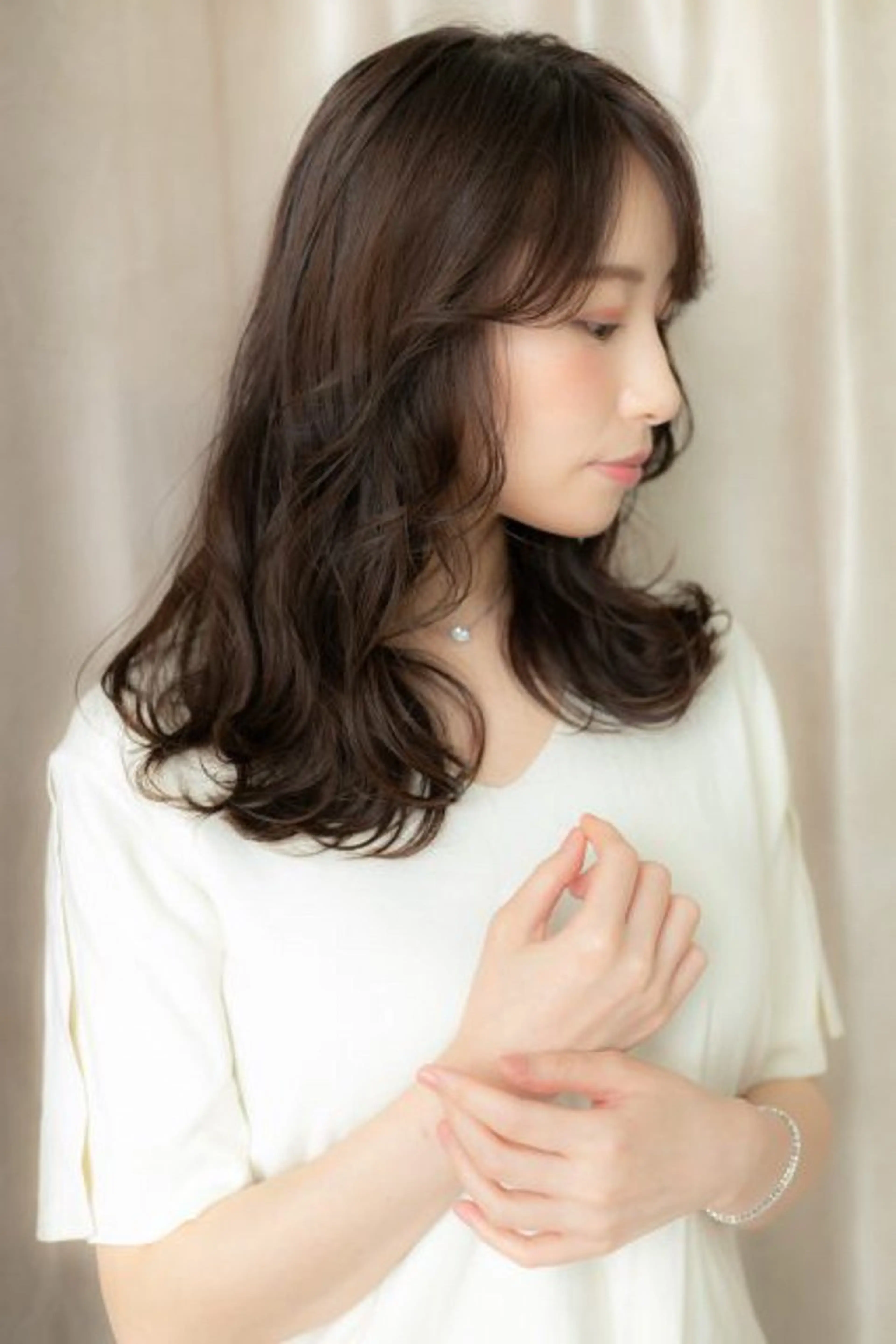 ロング カラー パーマ モッズヘア越谷店所属・棚村 竜太のヘアスタイル