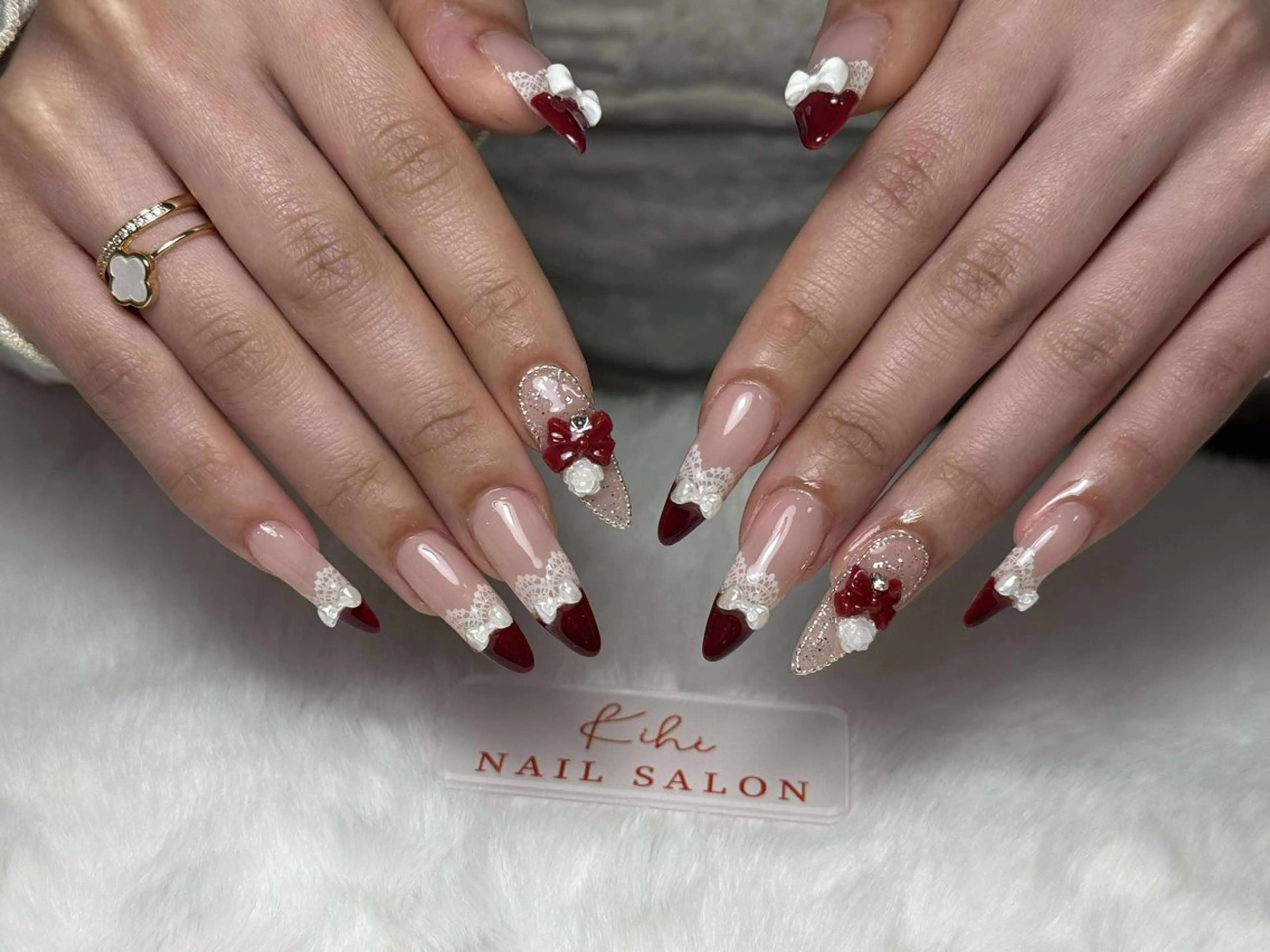 ネイル アートネイル フレンチネイル ジェルネイル グラデーション 韓国ネイル ハンドネイル 💕鈴木ユリ パラジェル/オフ無料のネイルデザイン