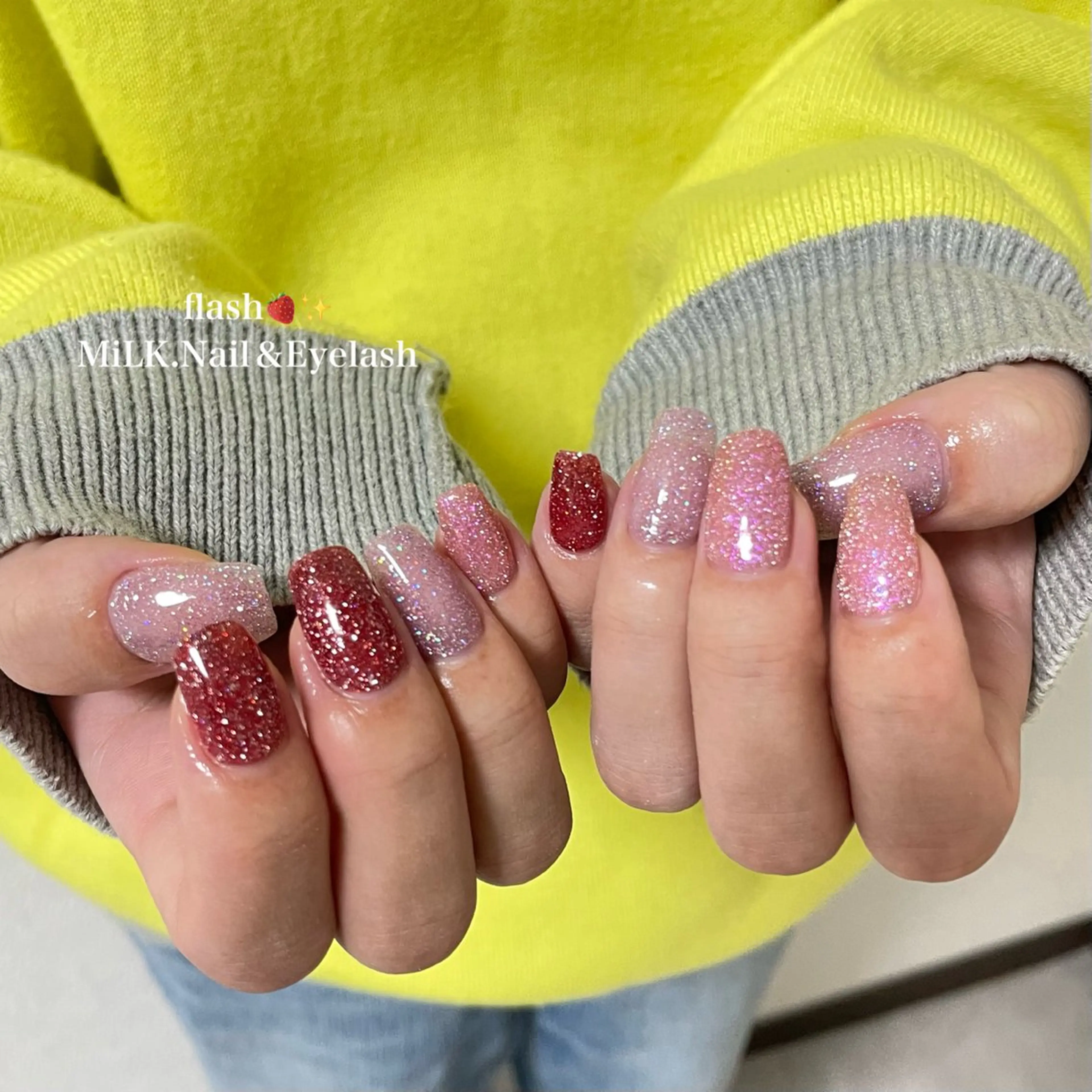 ネイル フラッシュネイル ハンドネイル MiLK. Nail&Eyelash所属・MiLK. wakaのマツエク・マツパデザイン