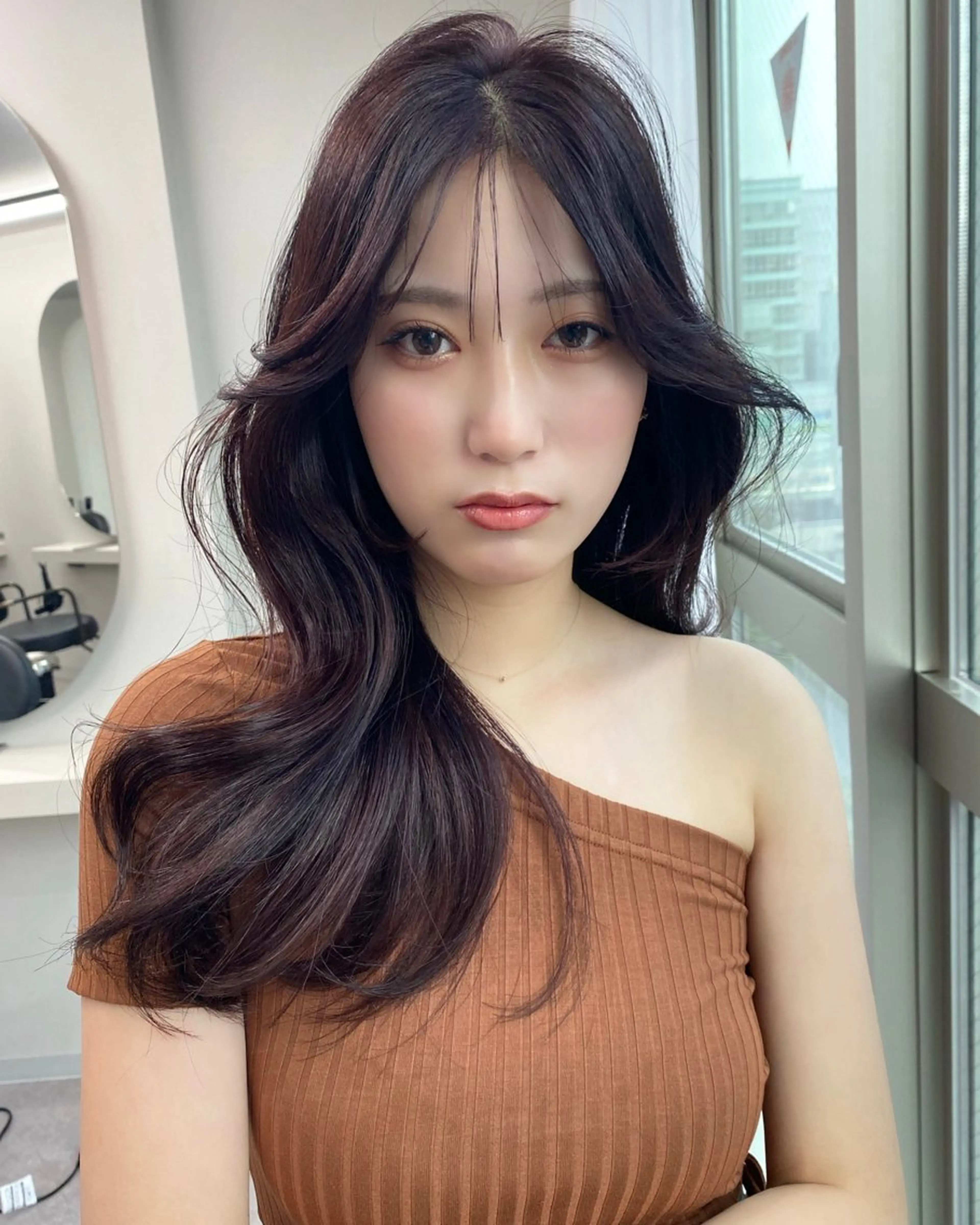 ロング ヘアカラー 前田 竜一のヘアスタイル