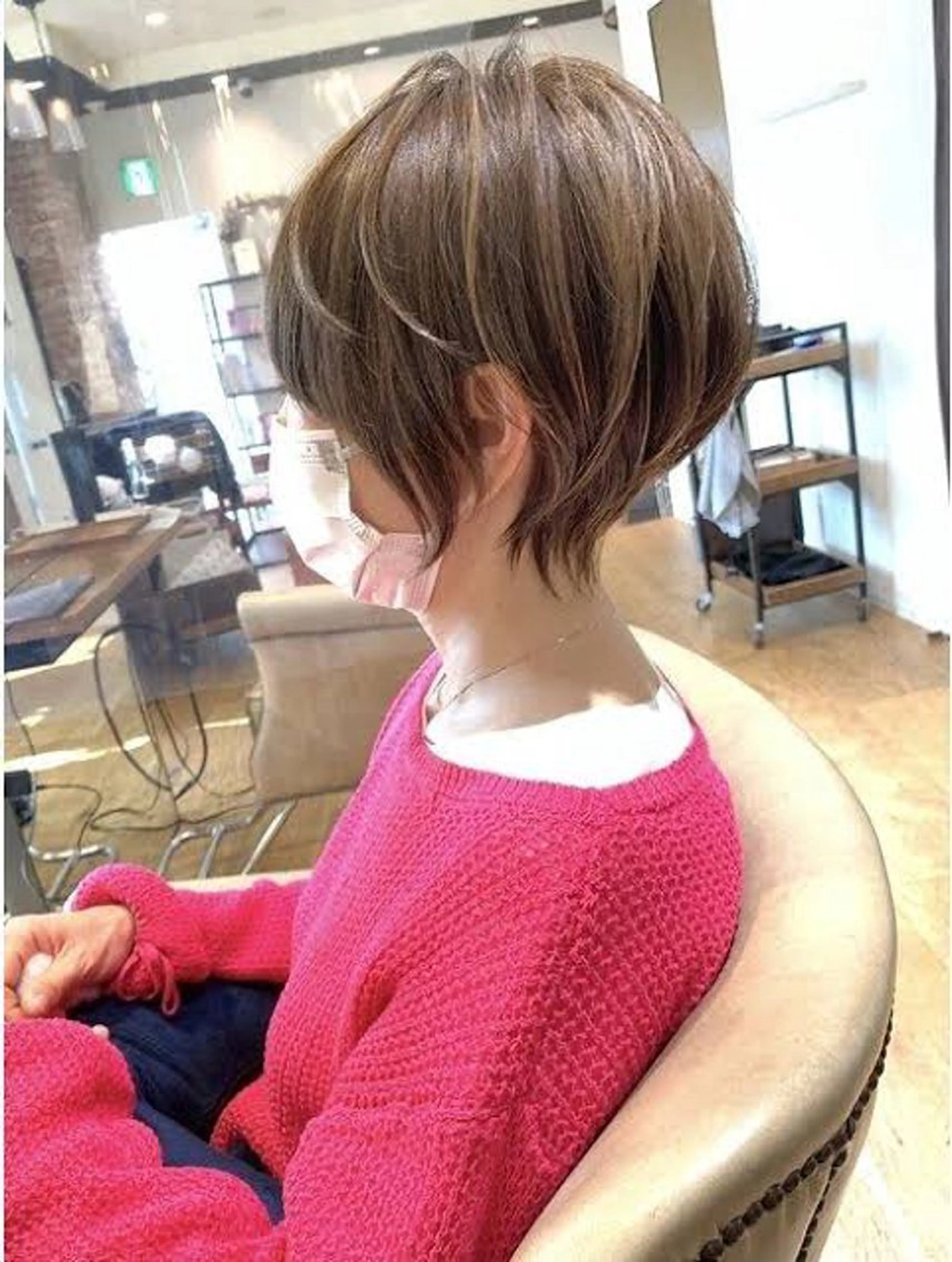 ショート カット ヘアカラー トリートメント 無料カットモデル/ ショート特化/荒砂のヘアスタイル