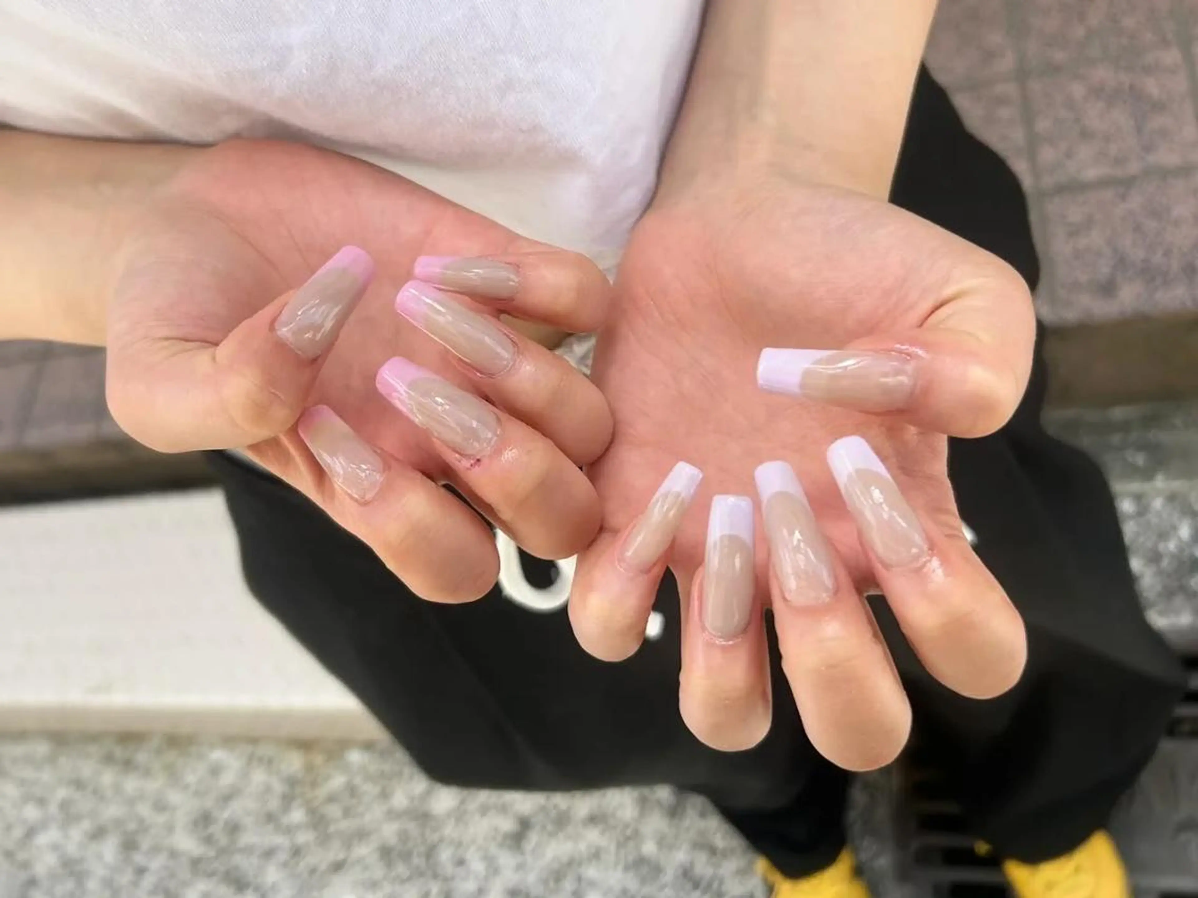 ネイル 長さ出し フレンチネイル 小西 麻紀のネイルデザイン