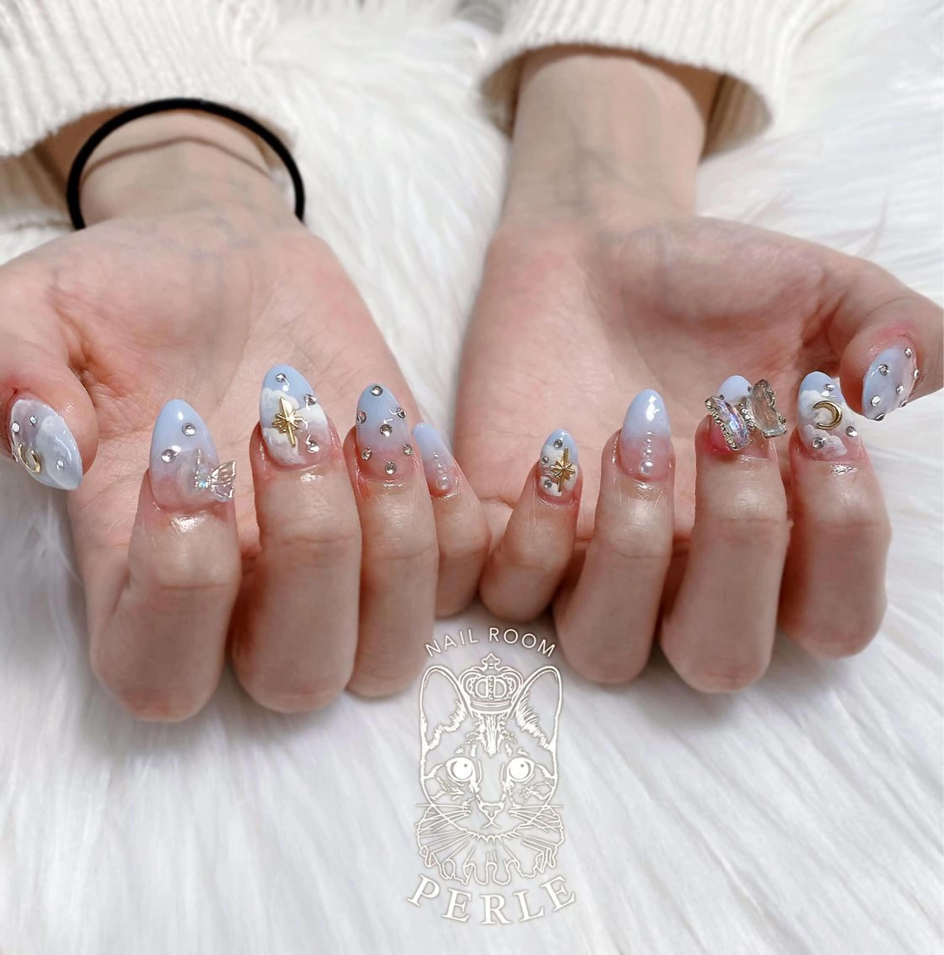 ネイル ネイルチップ nail room Perleのネイルデザイン