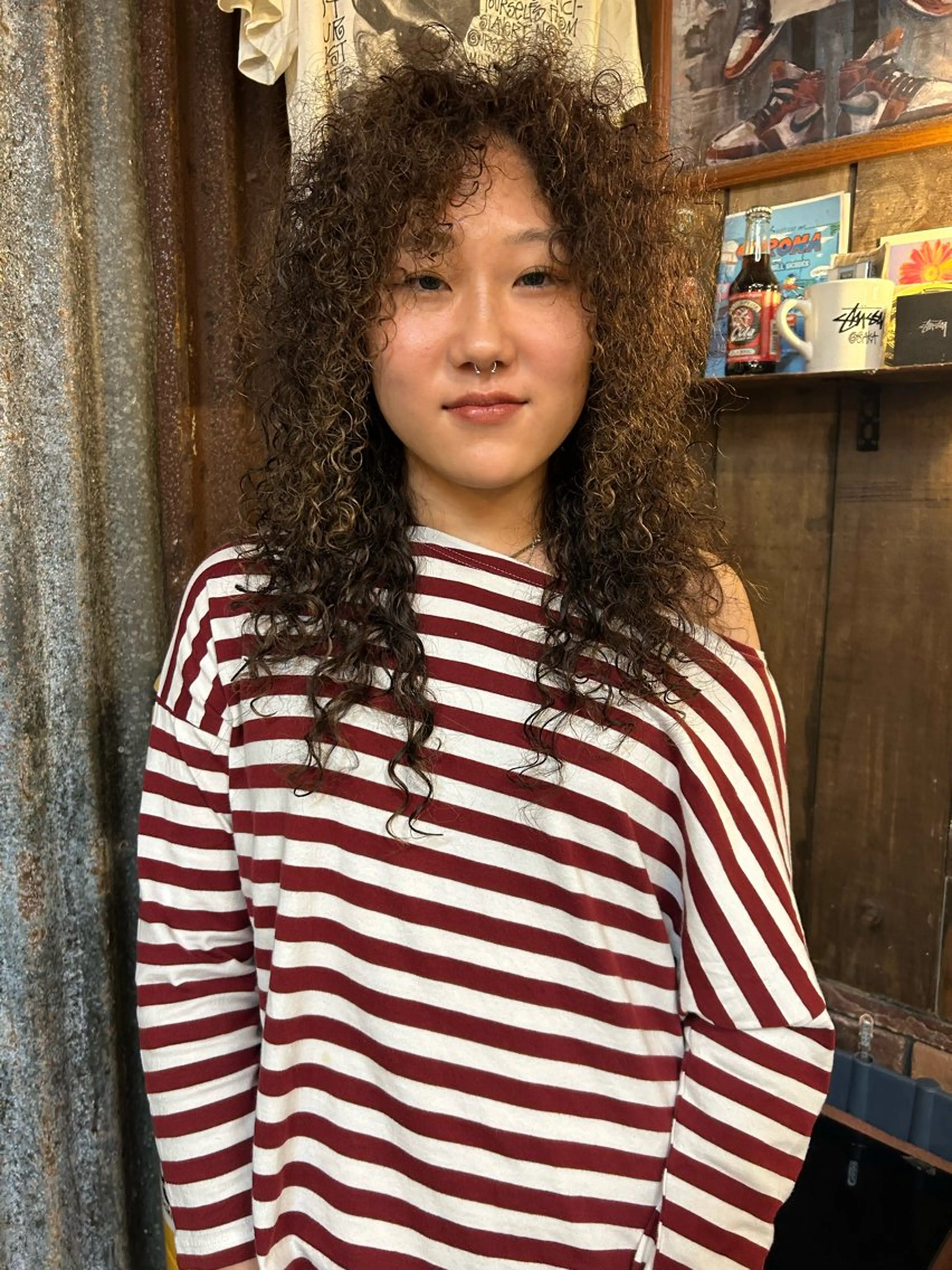 ロング パーマ カット パーマ トリートメント 飛田 和真のヘアスタイル