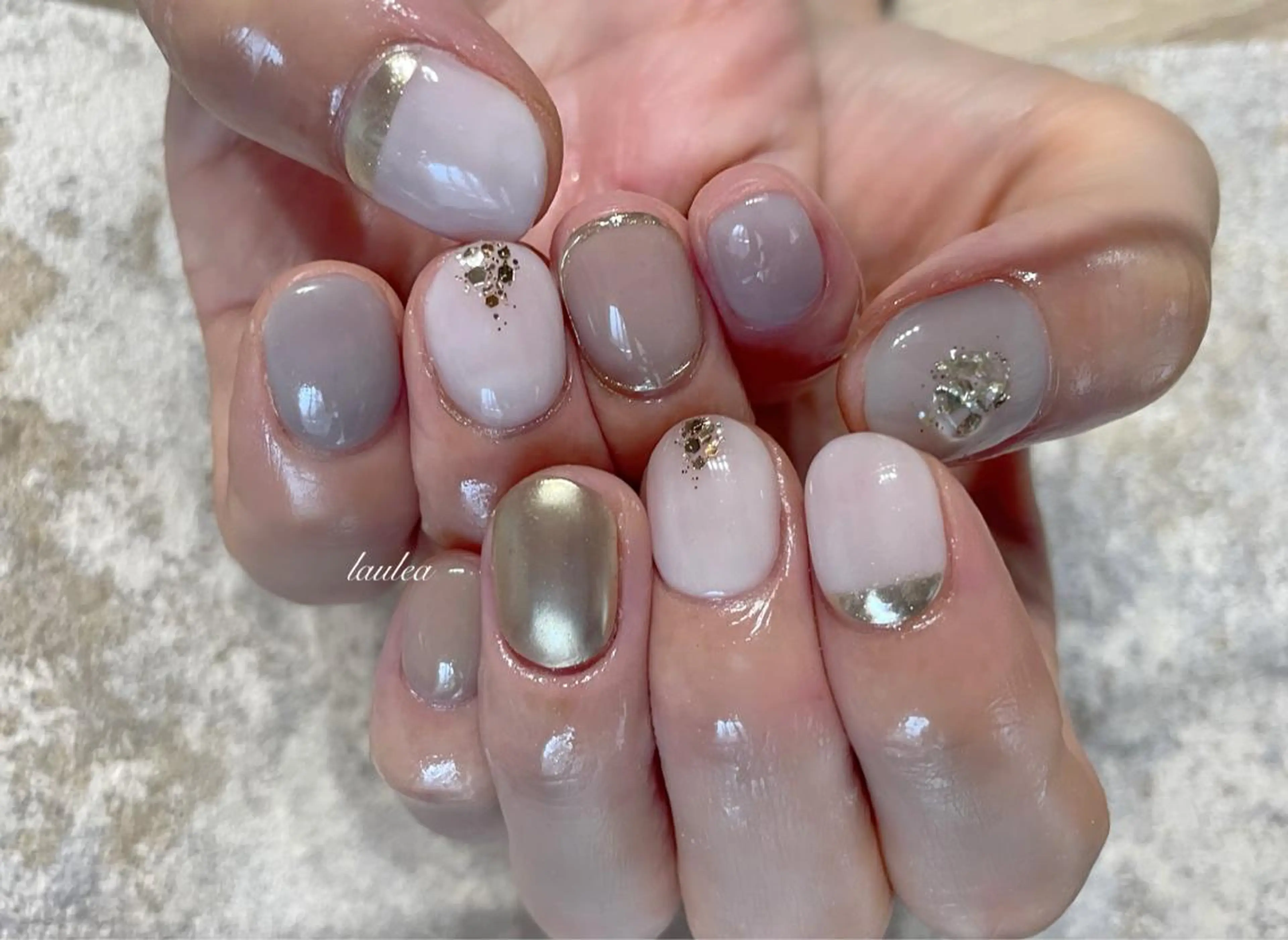 ショート ハンドネイル nagase yumiのネイルデザイン