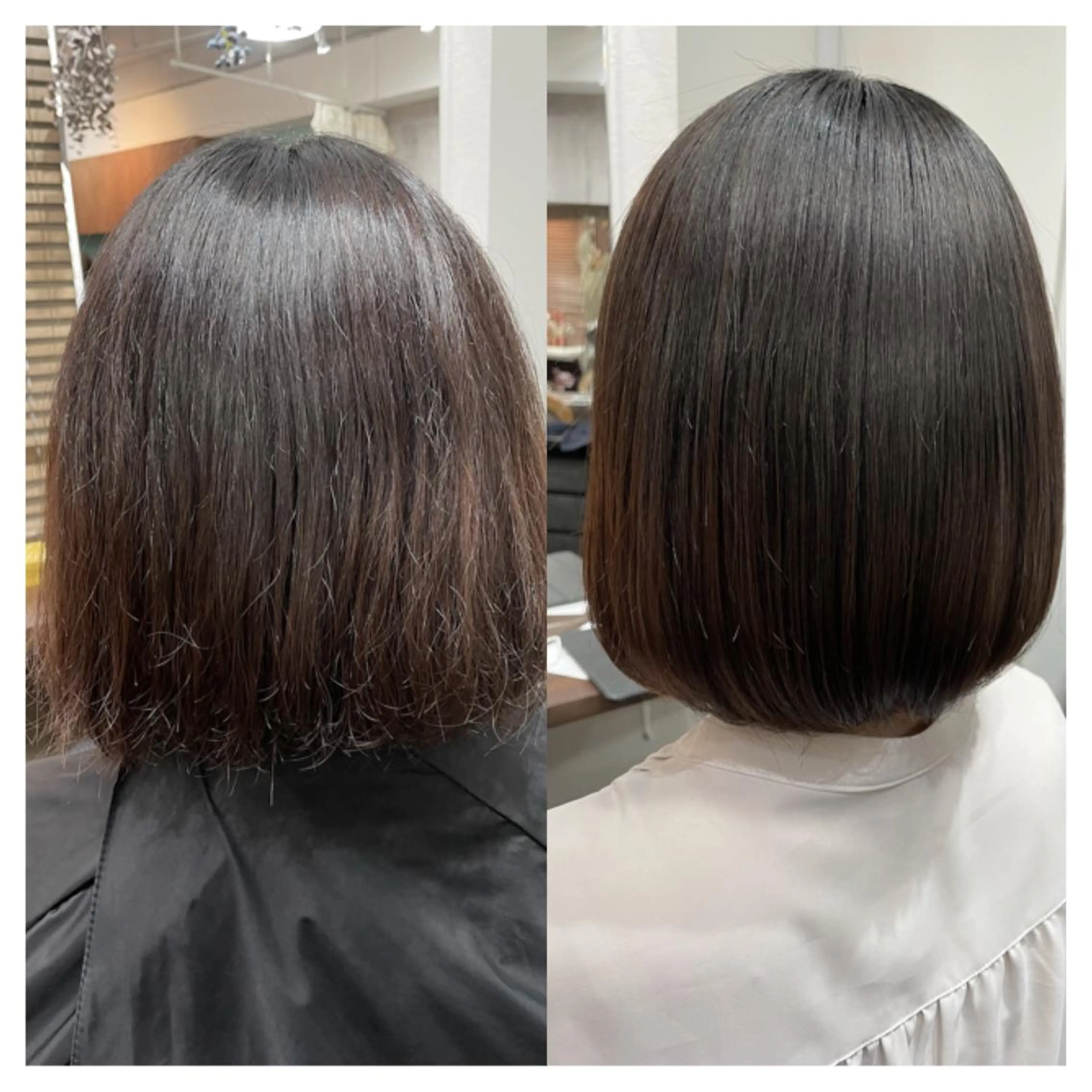 ショート カラー カット 縮毛矯正 トリートメント 村山 茉衣のヘアスタイル