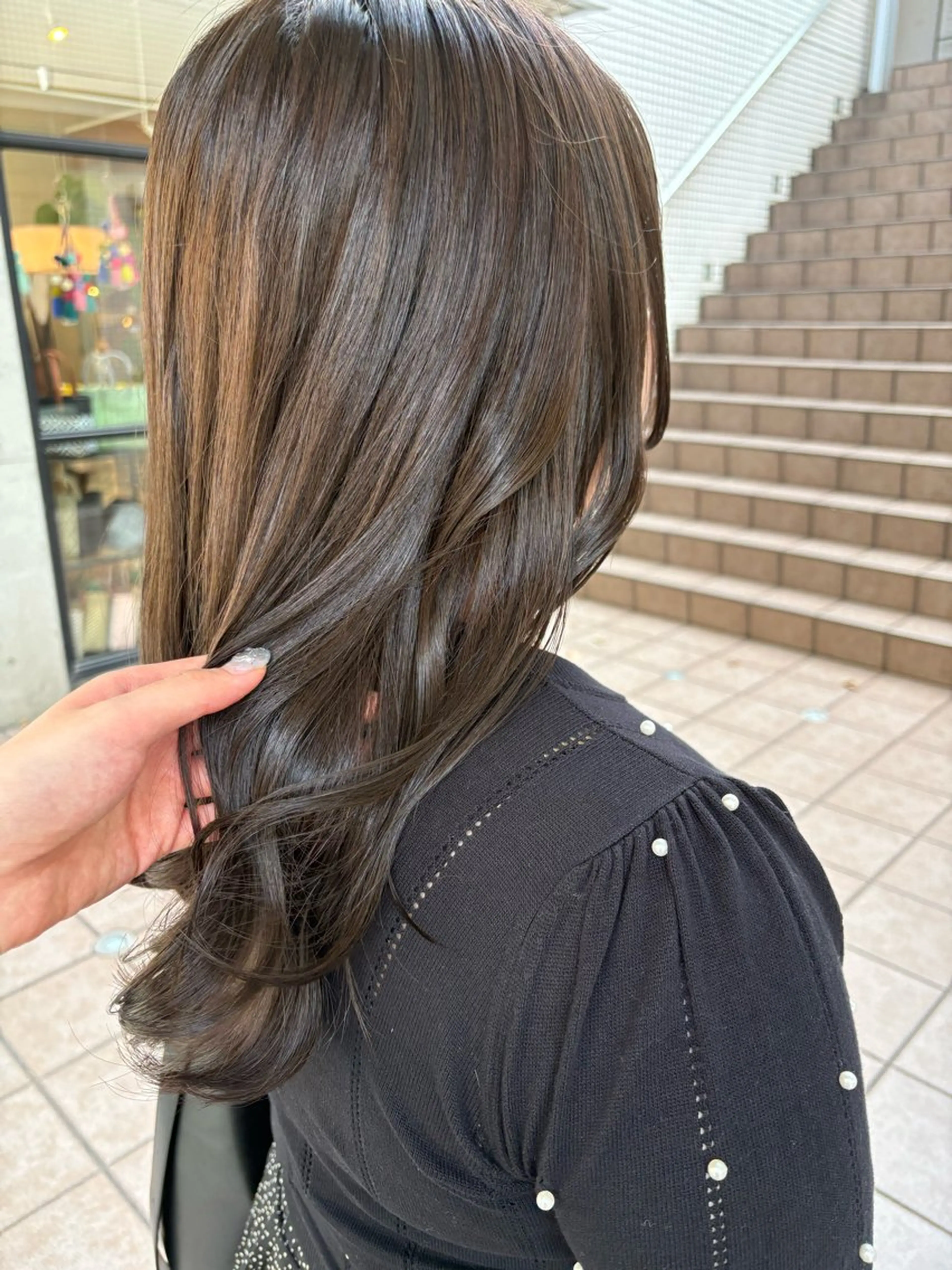 ロング カラー アッシュ 透明感カラー ヘアカラー トリートメント ニュアンスカラー／ メンズ🌙久住綾香のヘアスタイル