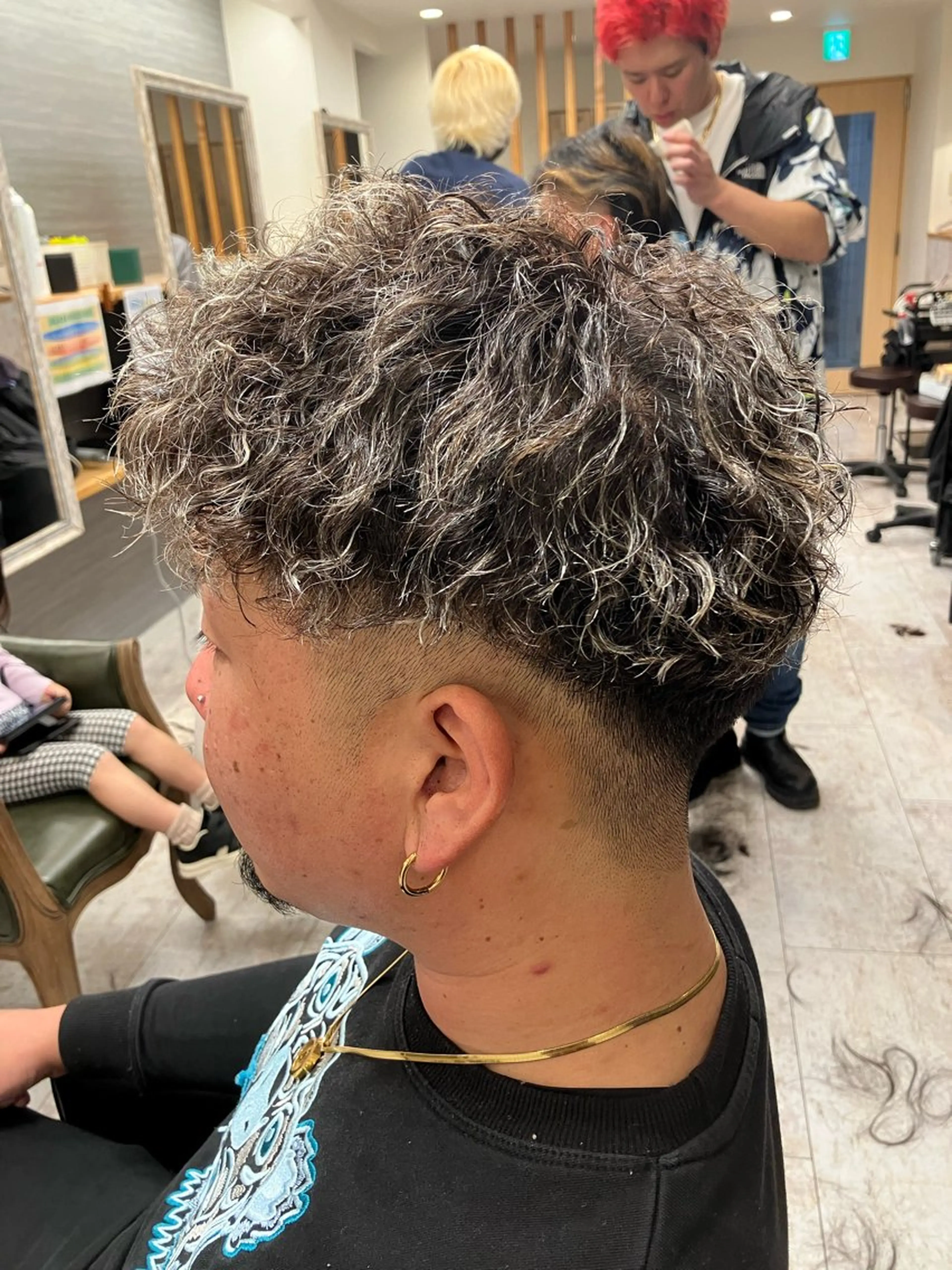 パーマ メンズ カット ヘアカラー パーマ メンズ特化/パーマ/ フェードWATARUのヘアスタイル