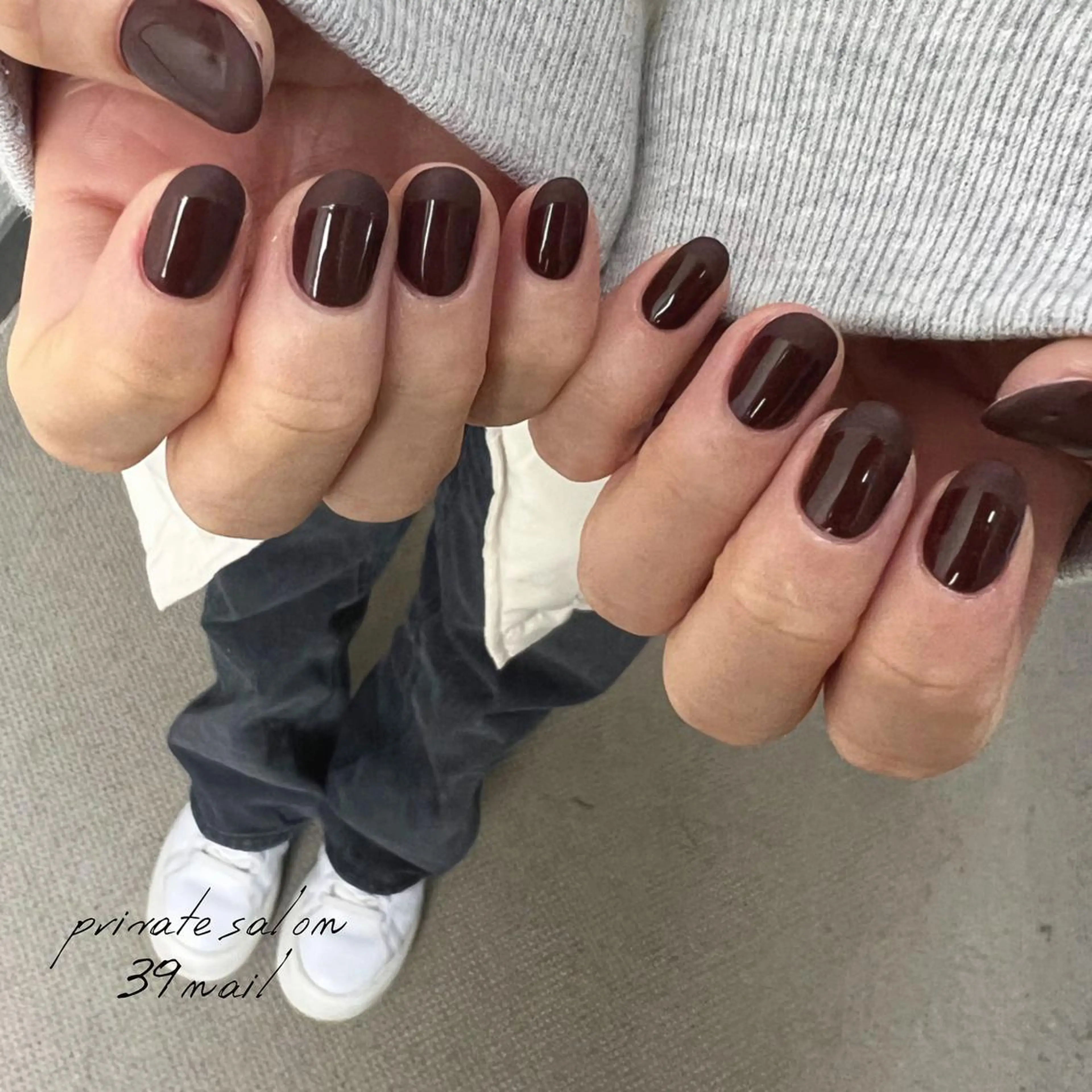 ミディアム ネイル ハンドネイル 京橋 【39nail】のネイルデザイン