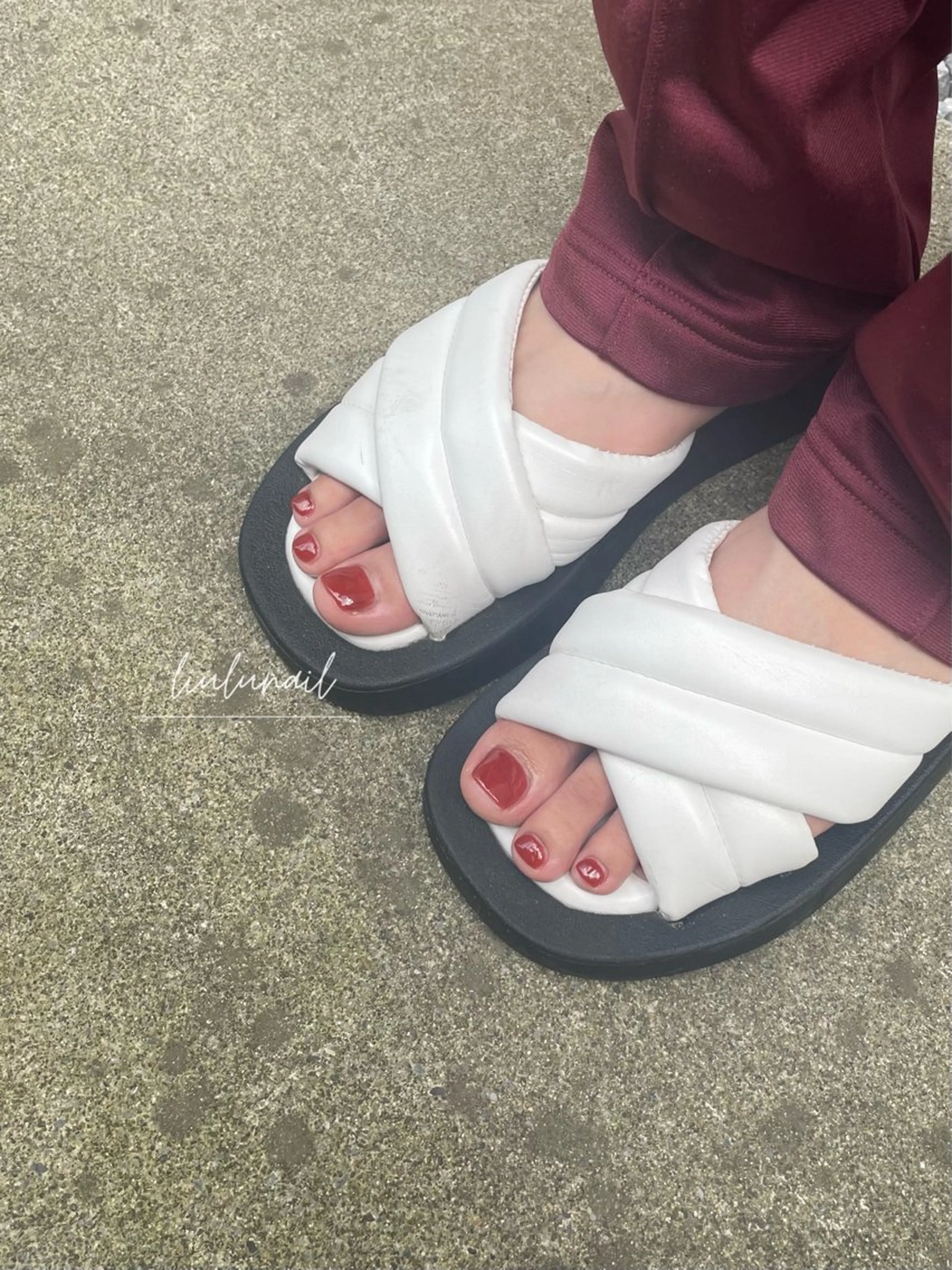 ネイル フットネイル liulu nailのネイルデザイン