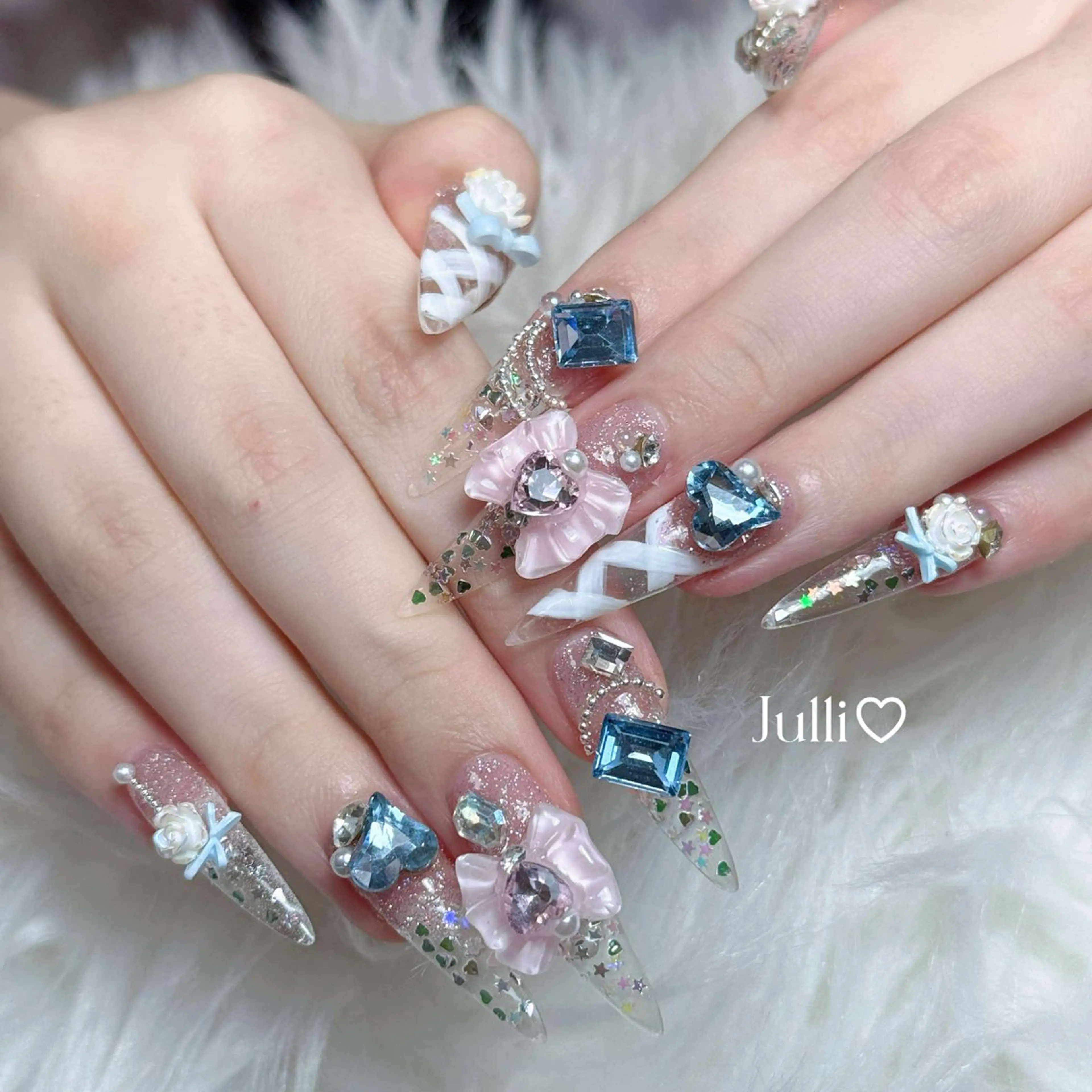 ネイル ボルドー ブラウン チークネイル ドット フットネイル ハンドネイル Julli NailStudioのネイルデザイン