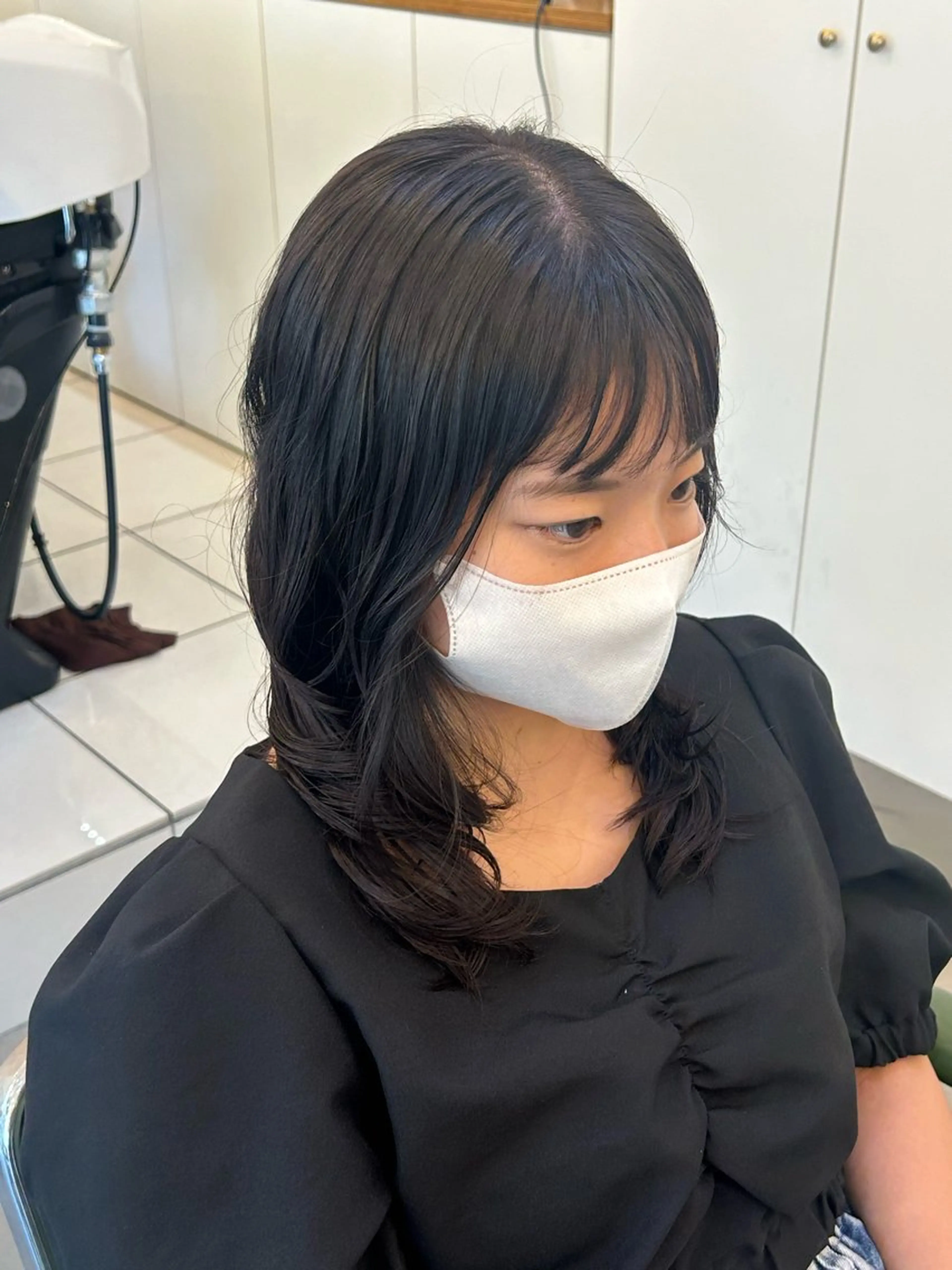 ミディアム カラー aen parlor所属・💐透明感・ツヤ 💐りゅーきのヘアスタイル