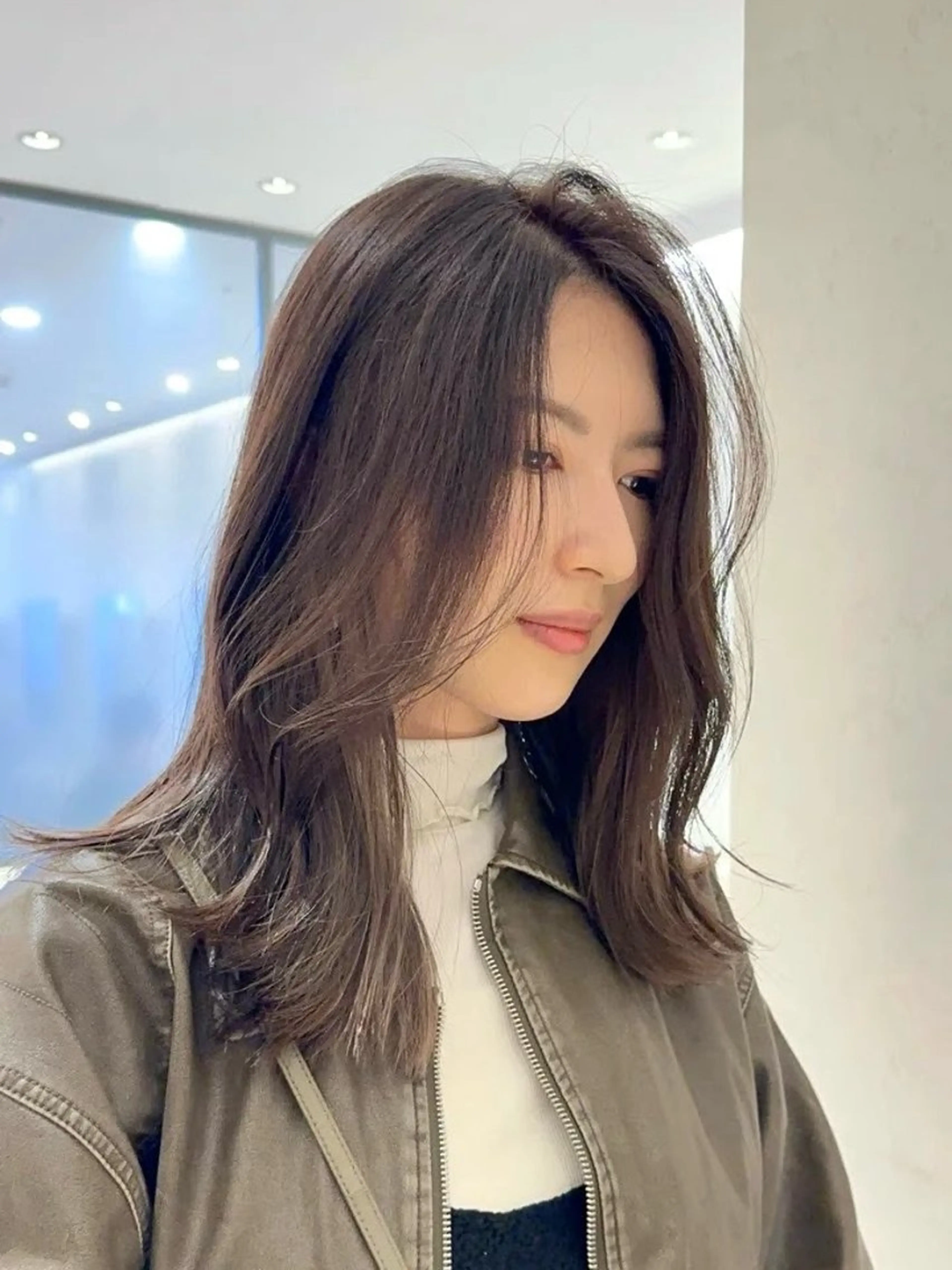 ミディアム カラー パーマ kazuki ✂︎銀座美容師のヘアスタイル