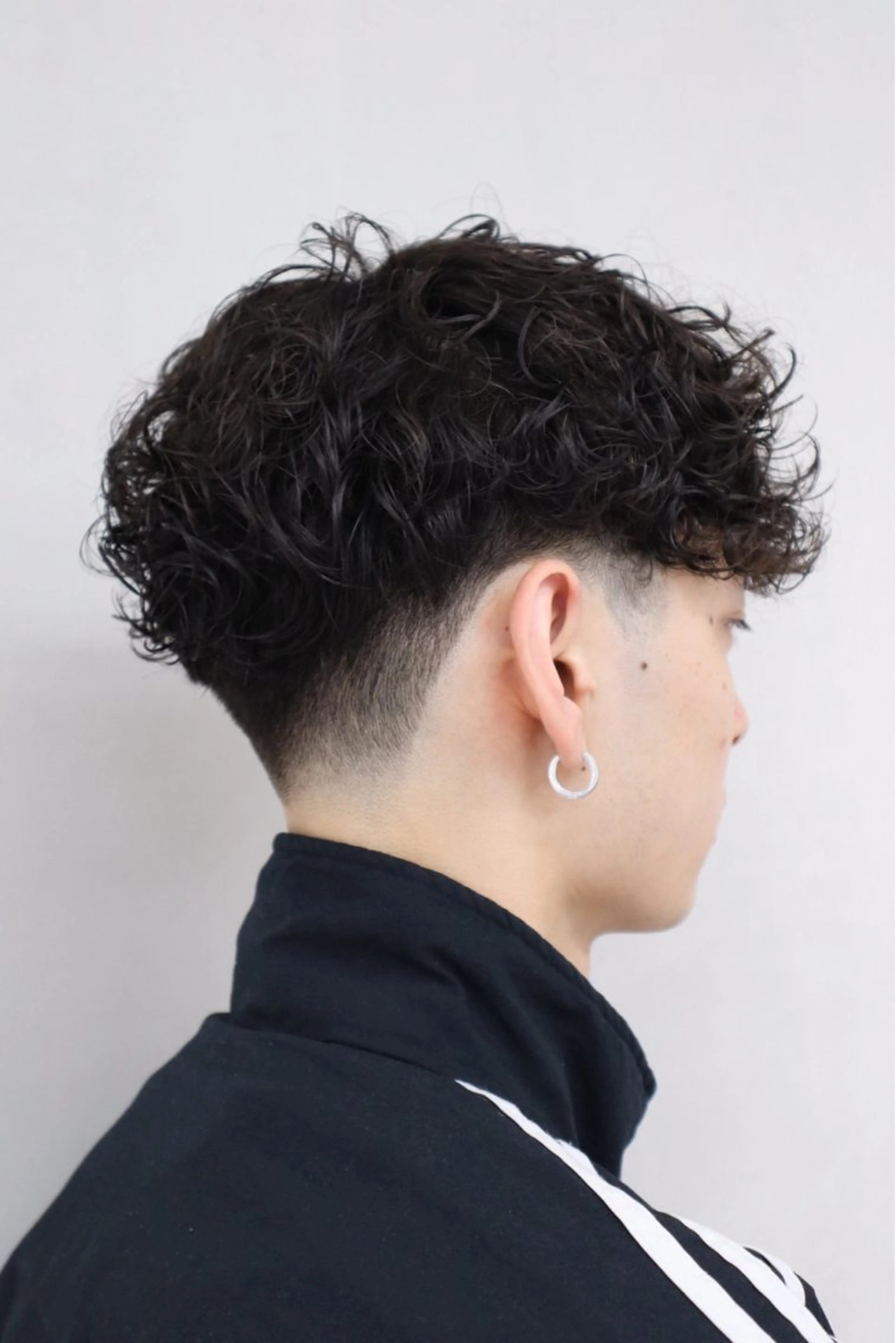 ショート パーマ メンズ カット パーマ トリートメント ヘアセット メンズ特化   西野 晴紀のヘアスタイル