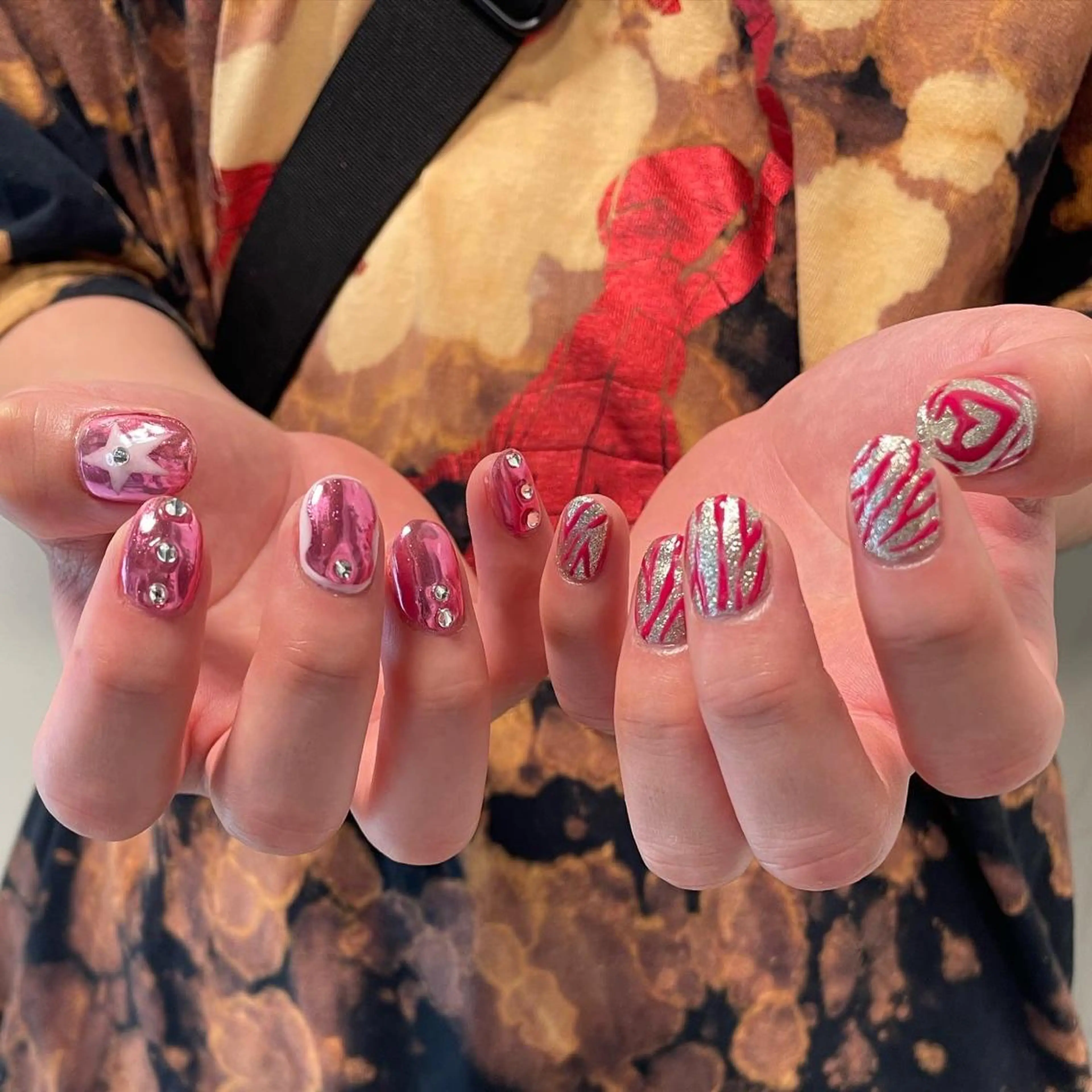 ネイル メンズネイル ハンドネイル メンズ/艶髪/カラー サクラ🌸のヘアスタイル