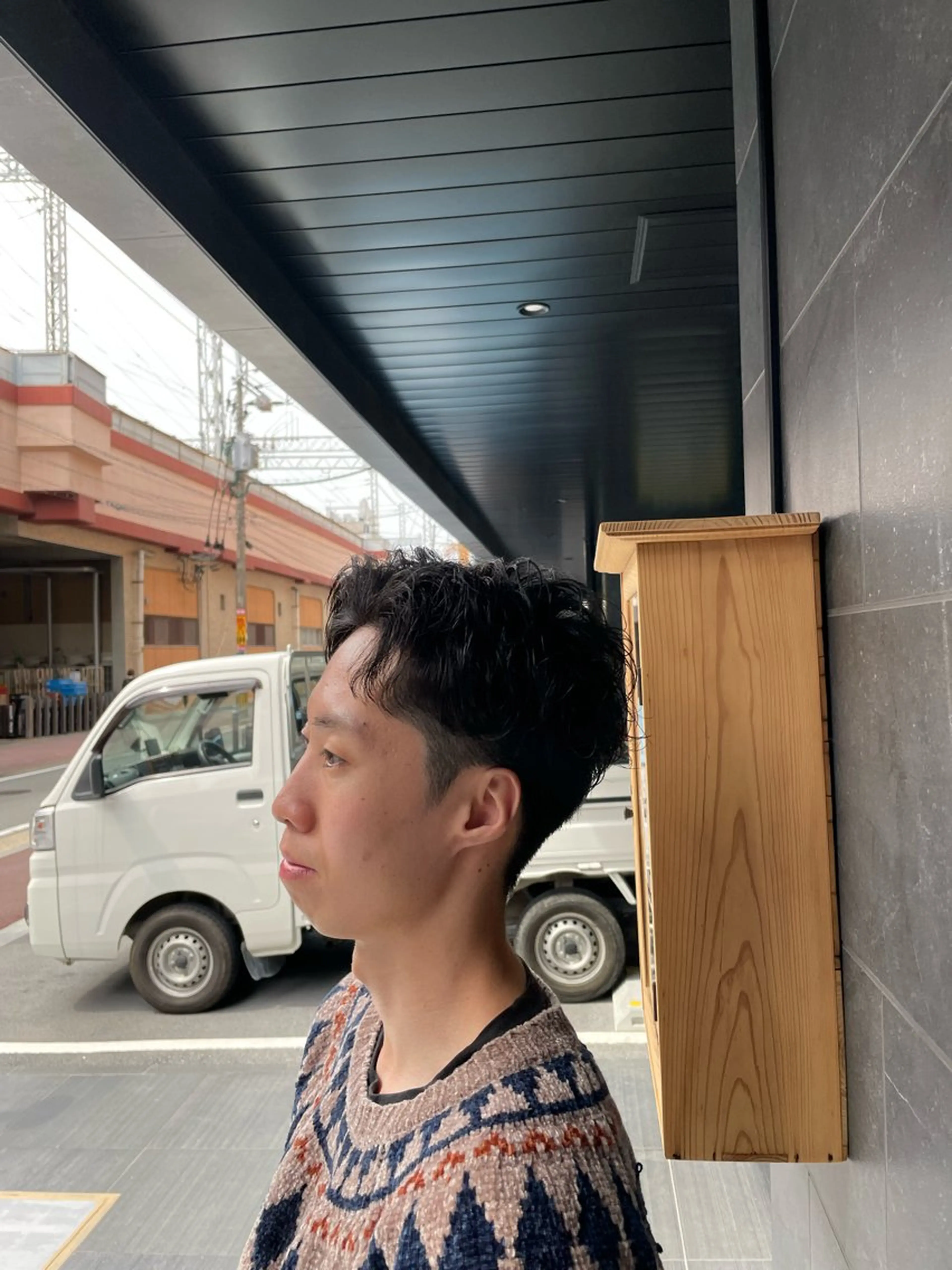 メンズ 遠藤 健登のヘアスタイル