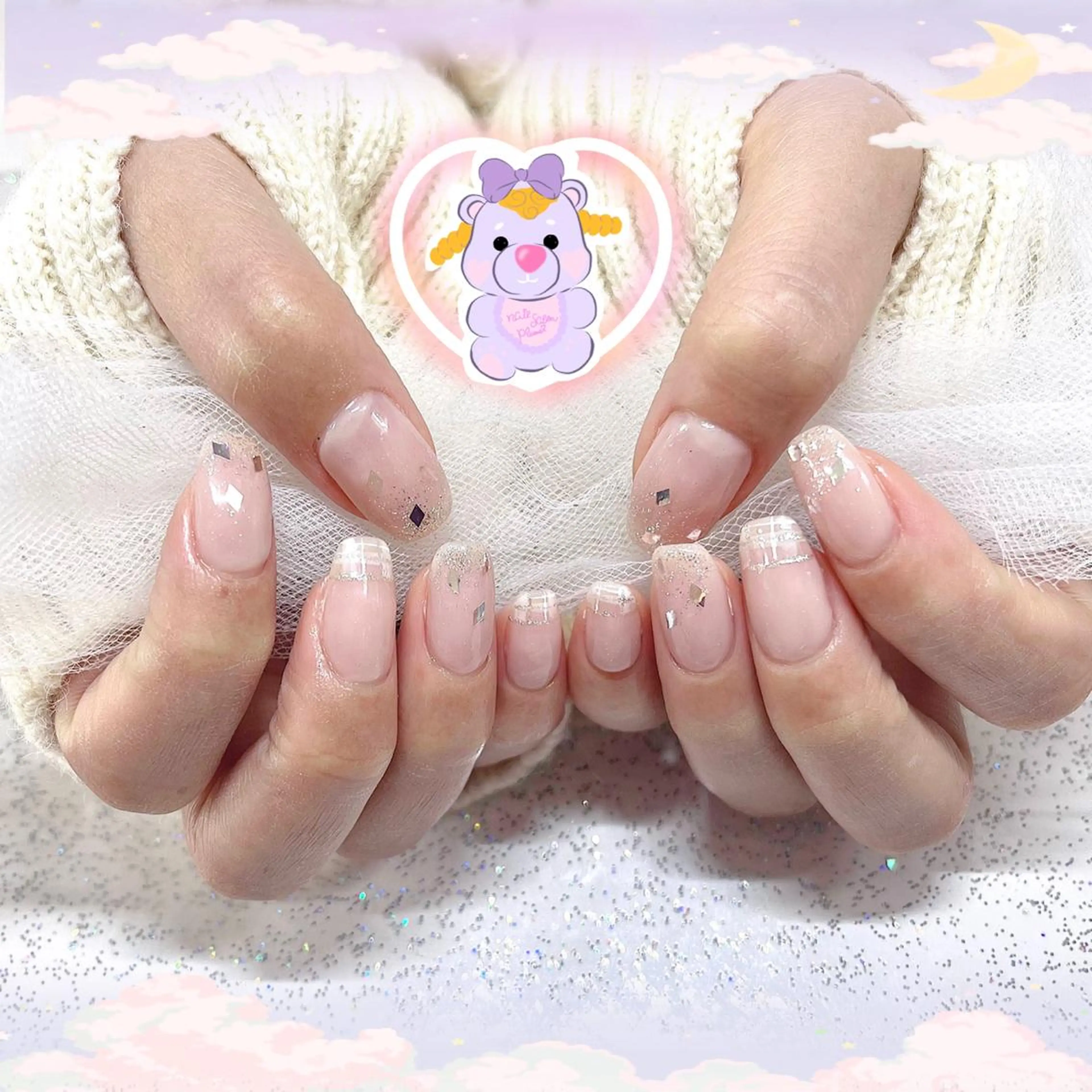 ネイル ハンドネイル plume nail ☆韓国ネイルのネイルデザイン