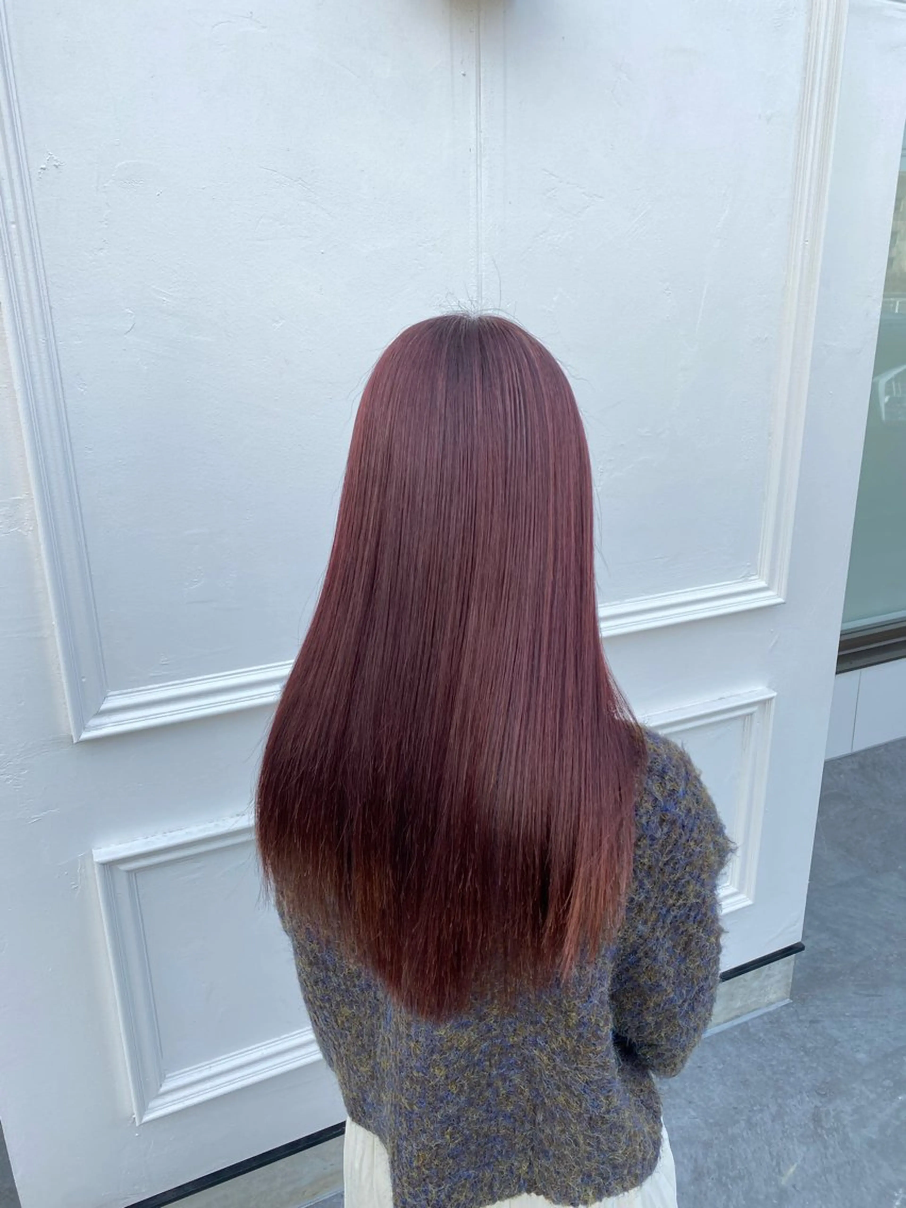 セミロング カラー yate'/ Wカラー/小出捷也のヘアスタイル