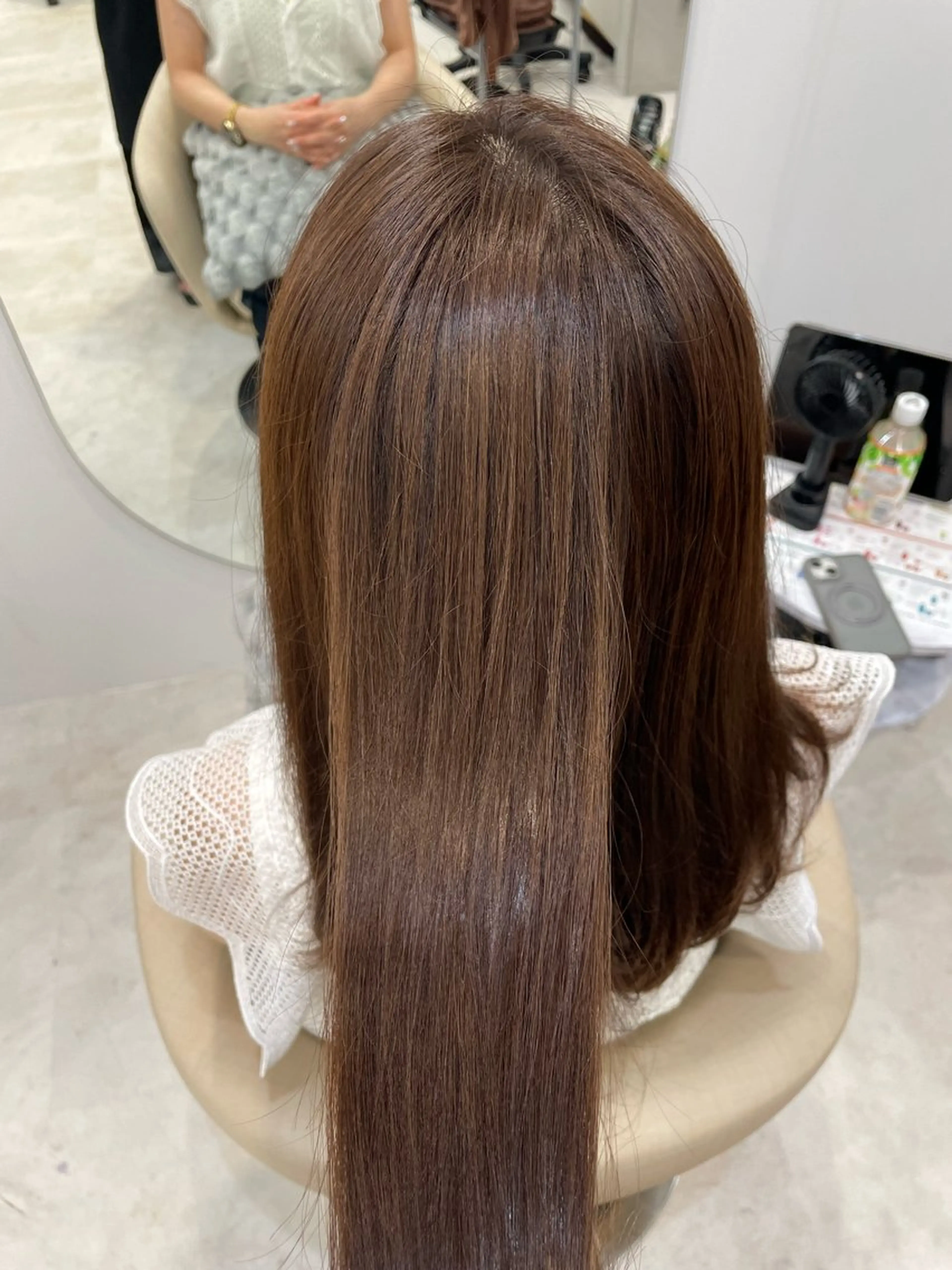ミディアム オレンジブラウン ヘアカラー トリートメント RE:BEAUTY HAIR&SKIN A(アーク）所属・kanno ayumiのその他イメージ
