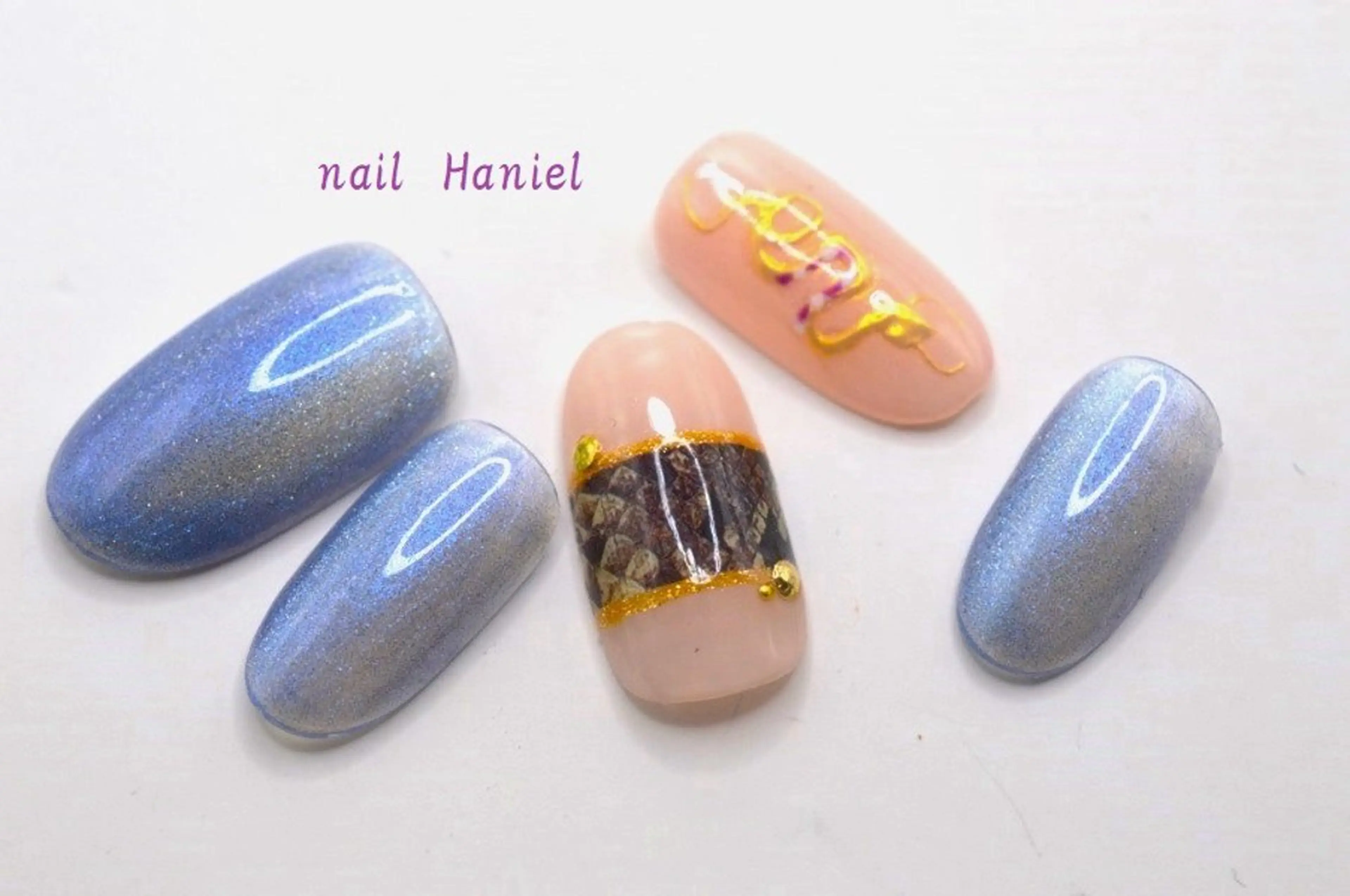 ネイル アートネイル ジェルネイル 韓国ネイル パラジェル ハンドネイル nail Haniel所属・半蔵門サロンハニエル 魅神 ちよのネイルデザイン