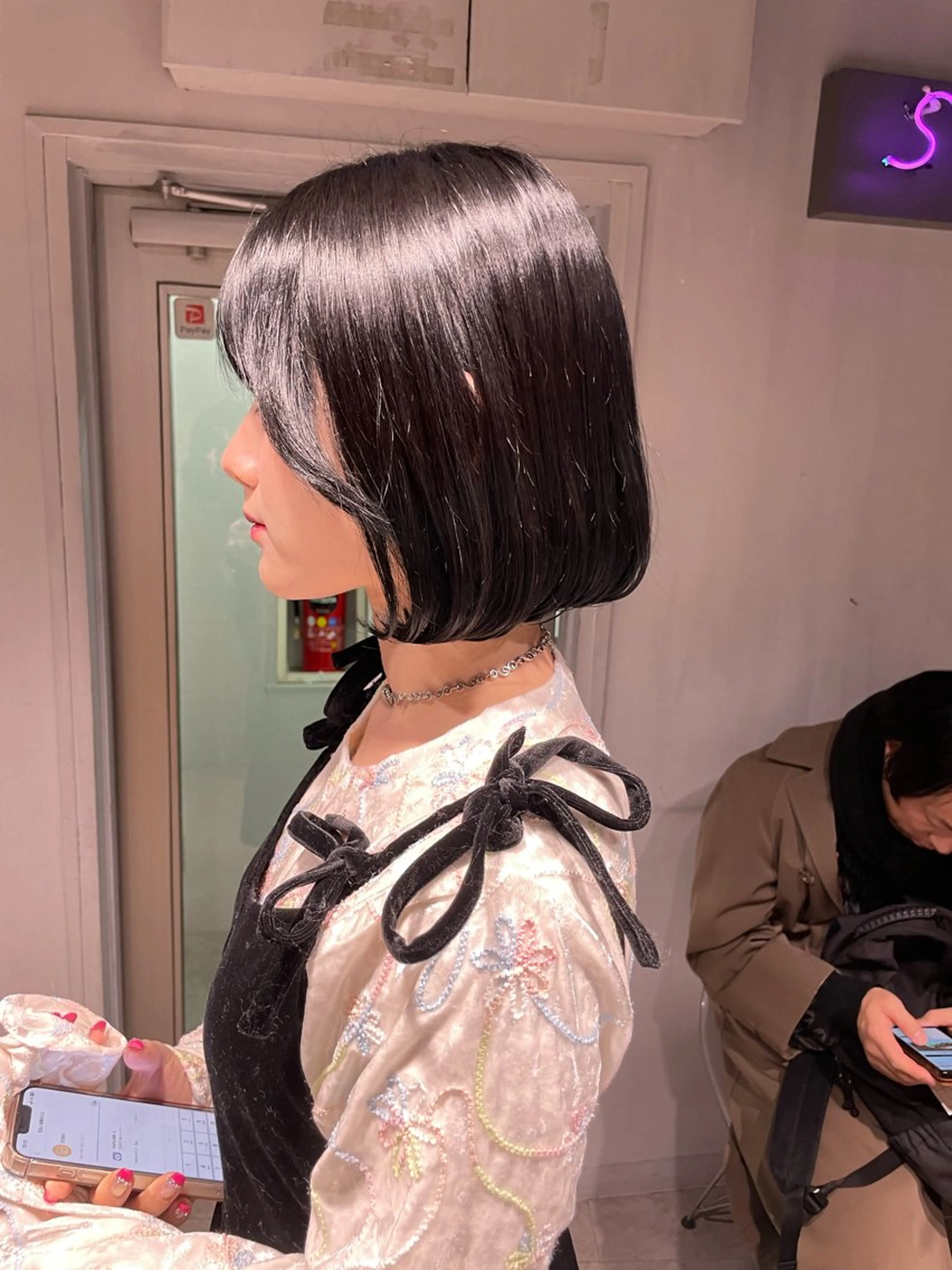 ショート カラー カット ヘアカラー トリートメント ヘッドスパ ヘアセット 🦋ハイトーンボブ ショート🦋トシキのヘアスタイル