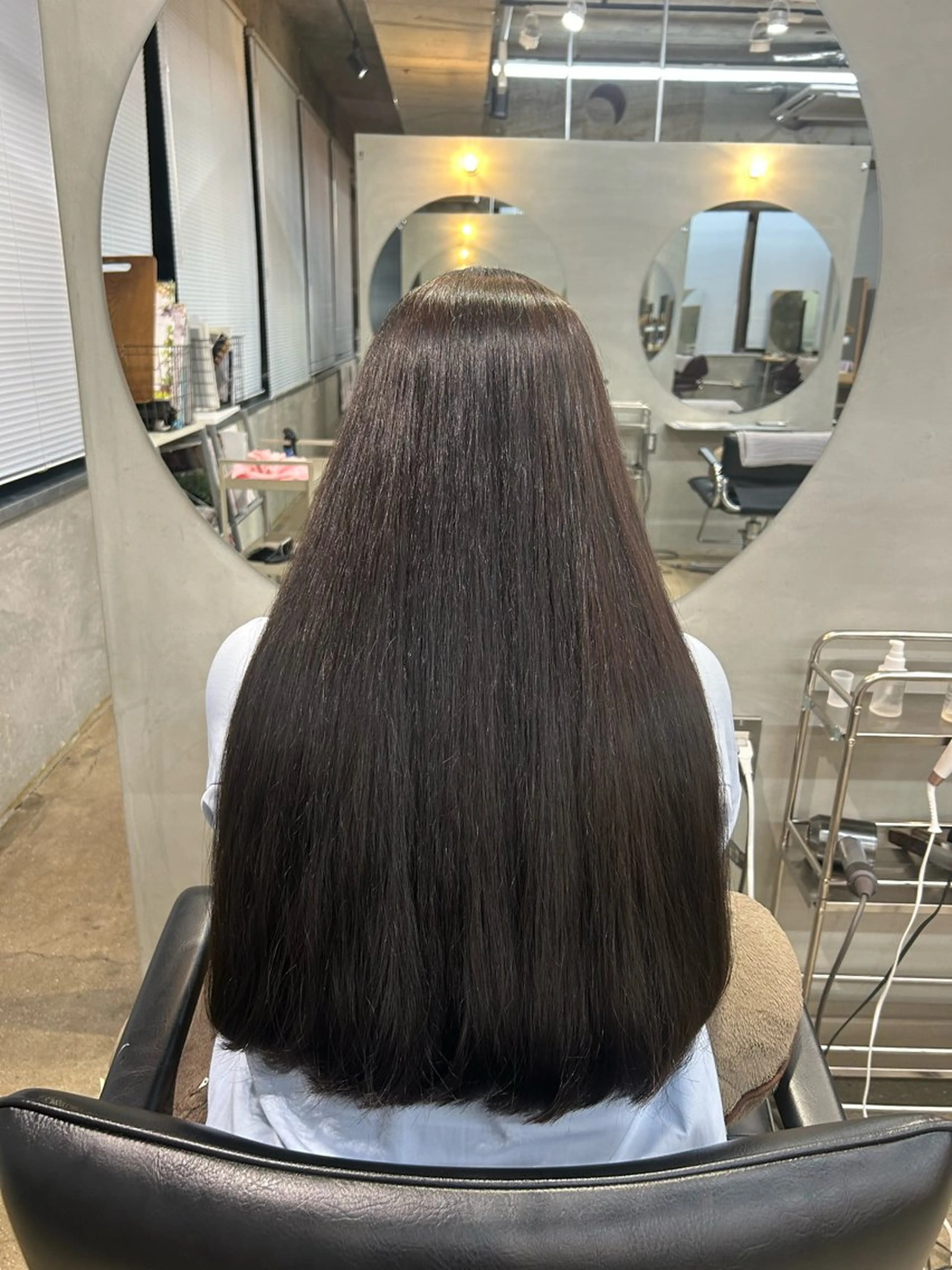 ロング カット ヘアカラー サワムラ ソナタのヘアスタイル