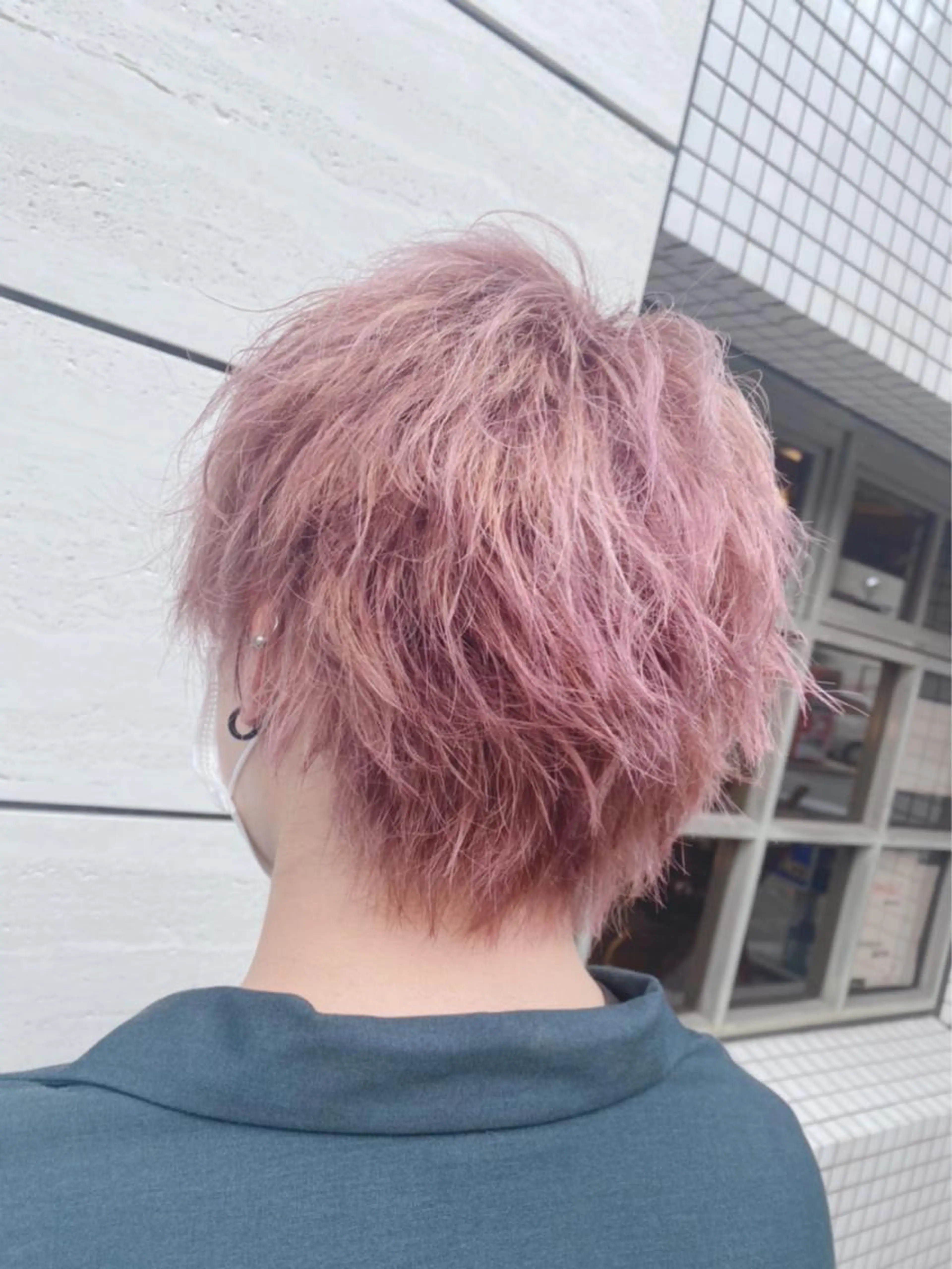 🌈メンズ限定🌈カット＆ブリーチ（インナー.ハイライト可）＆艶カラーの写真