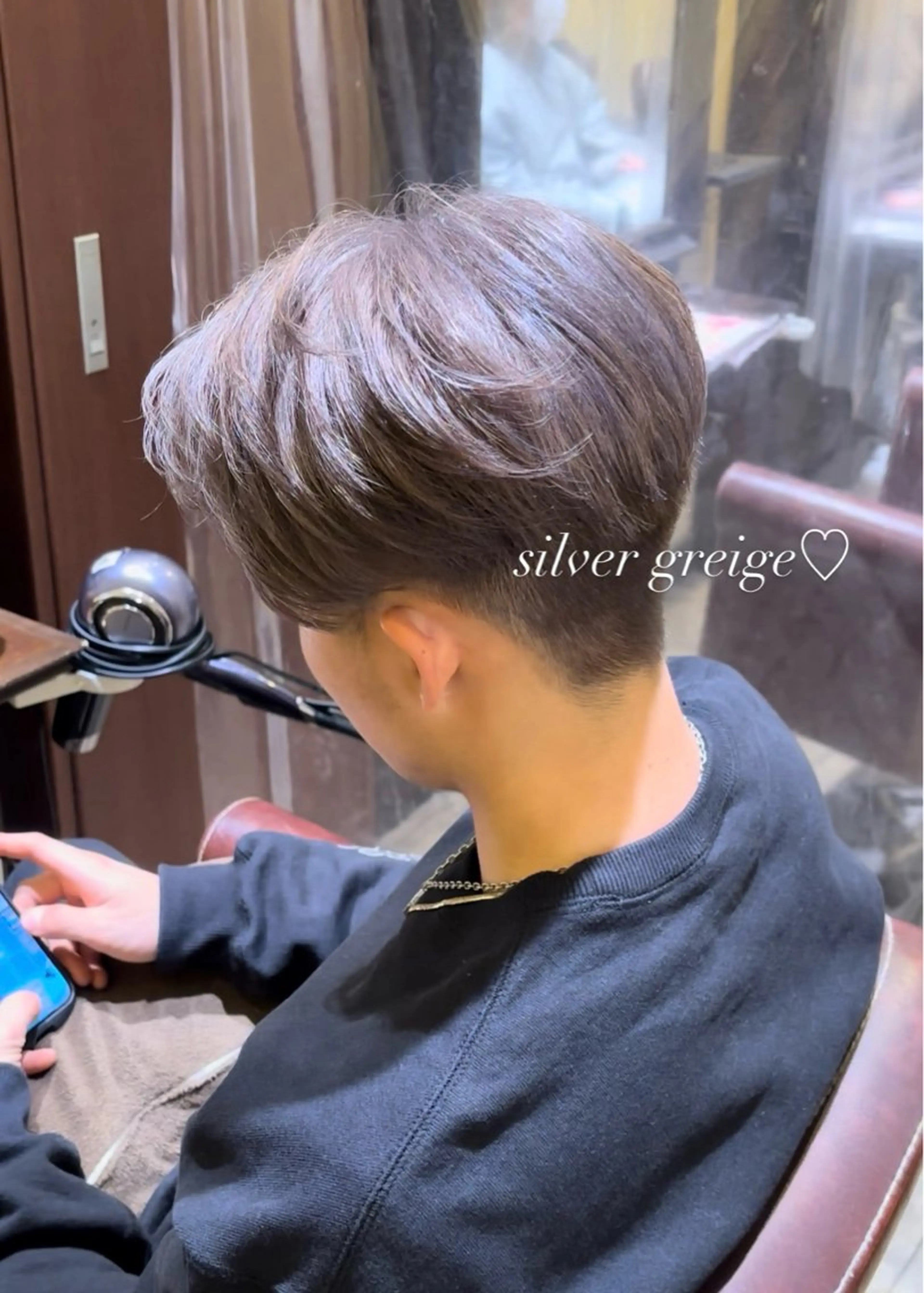 「men's 」care bleach + color🩶の写真