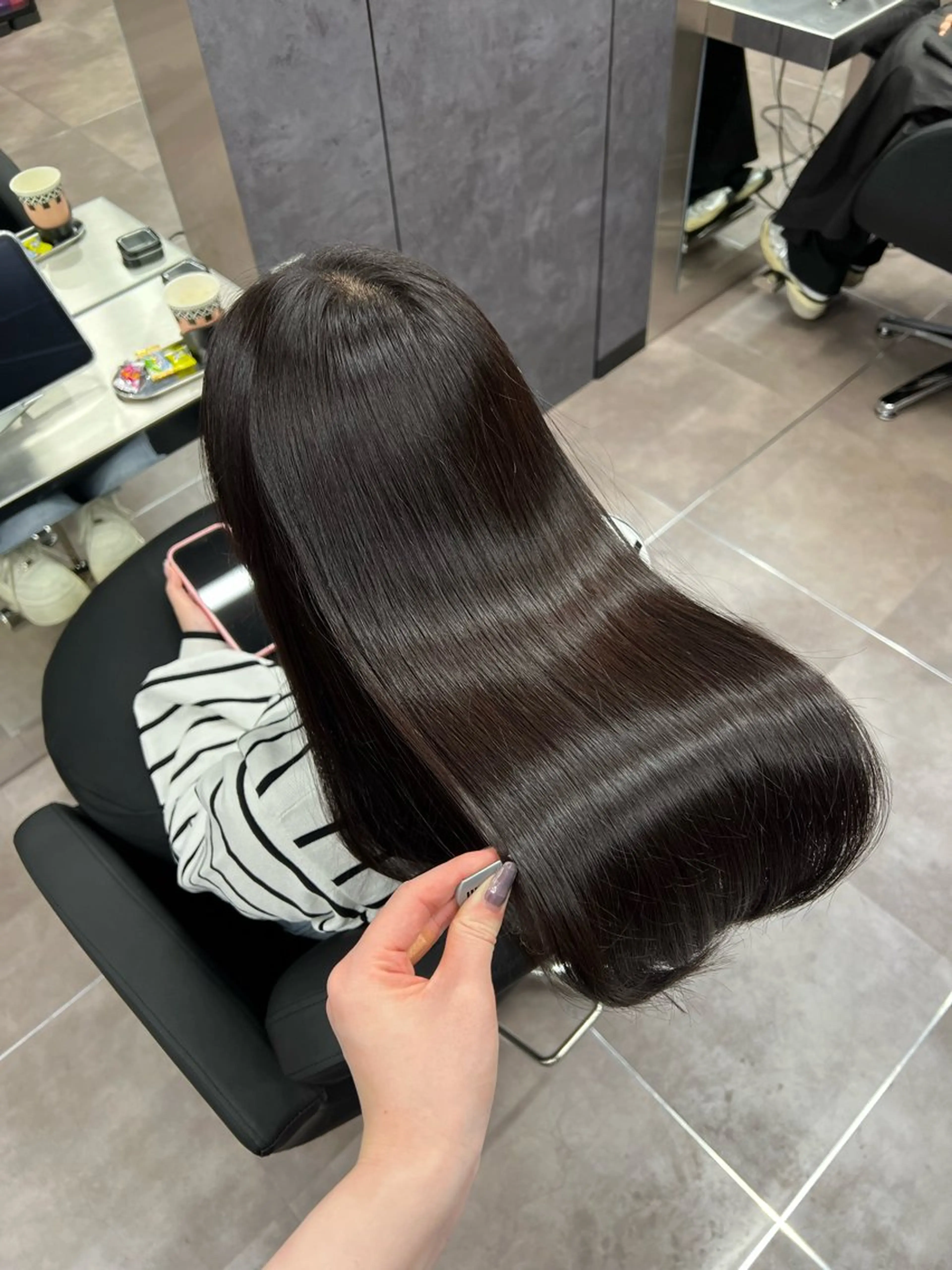 カラー ブラウンカラー 髪質改善 カット ヘアカラー トリートメント 🩶髪質改善/新宿 /saaya🩶のヘアスタイル