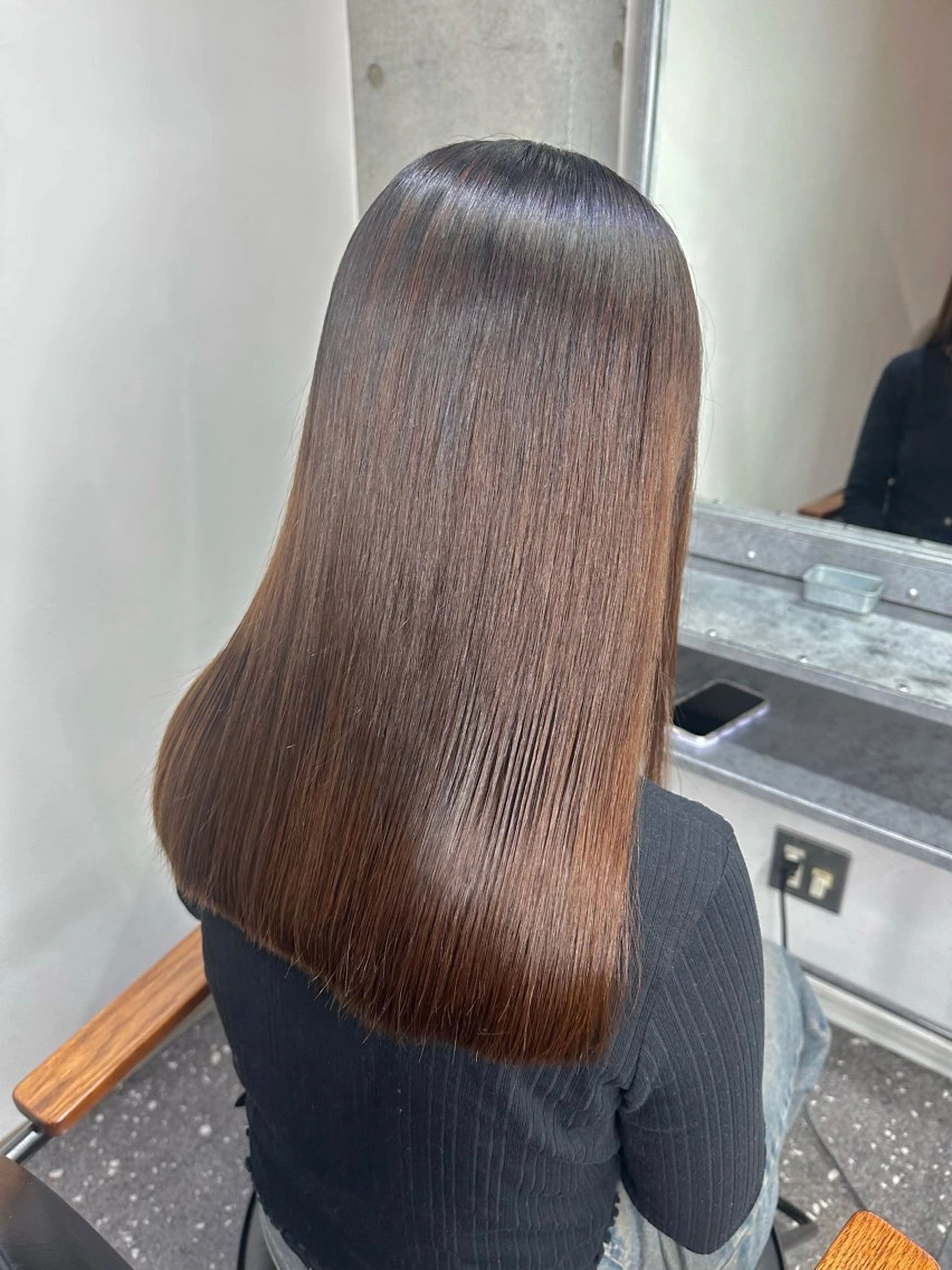 セミロング カット ヘアカラー 縮毛矯正 トリートメント Oto.所属・吉祥寺美容師/ yutoのヘアスタイル