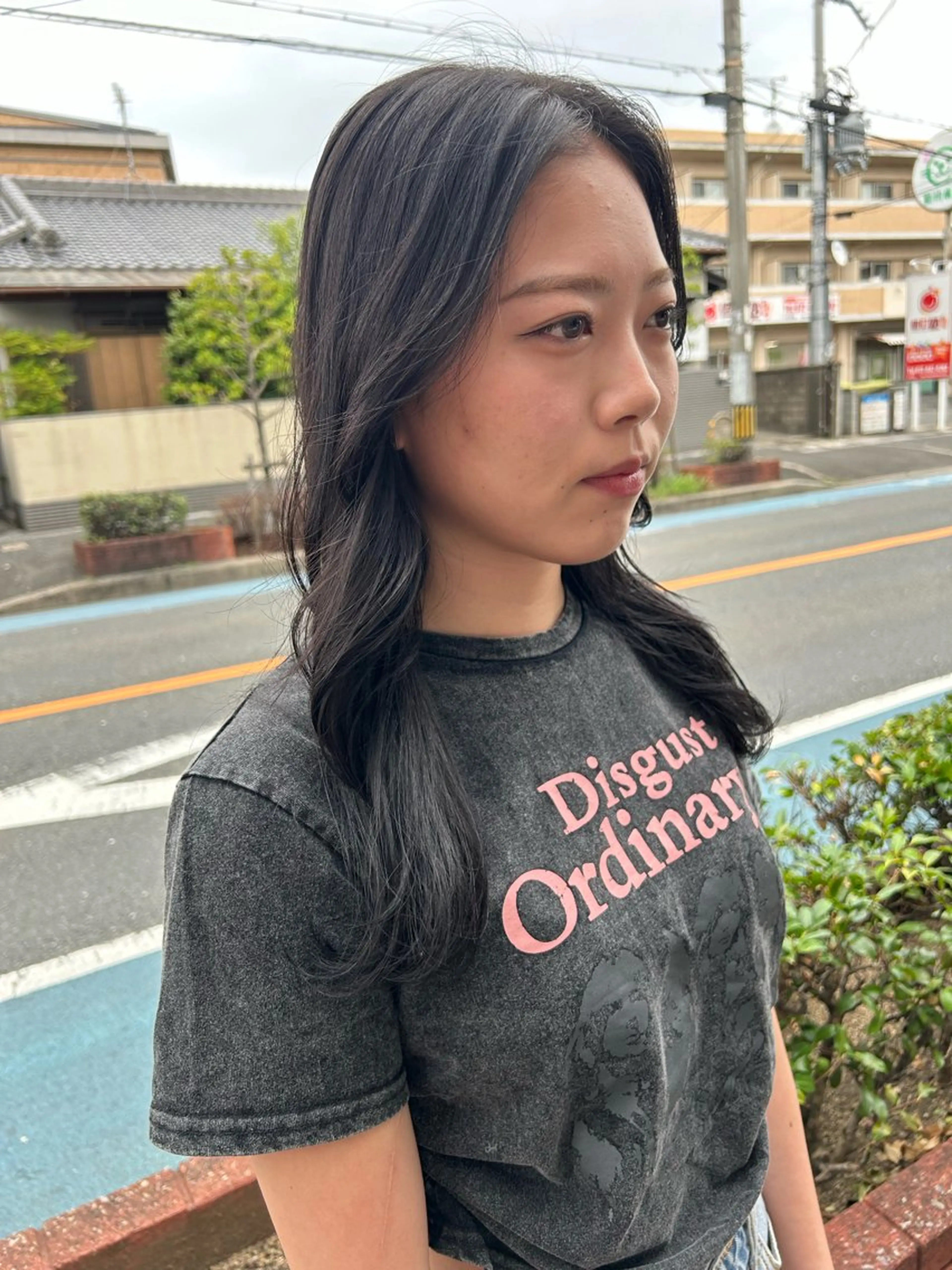 ロング カラー 馬場 瑞穂のヘアスタイル