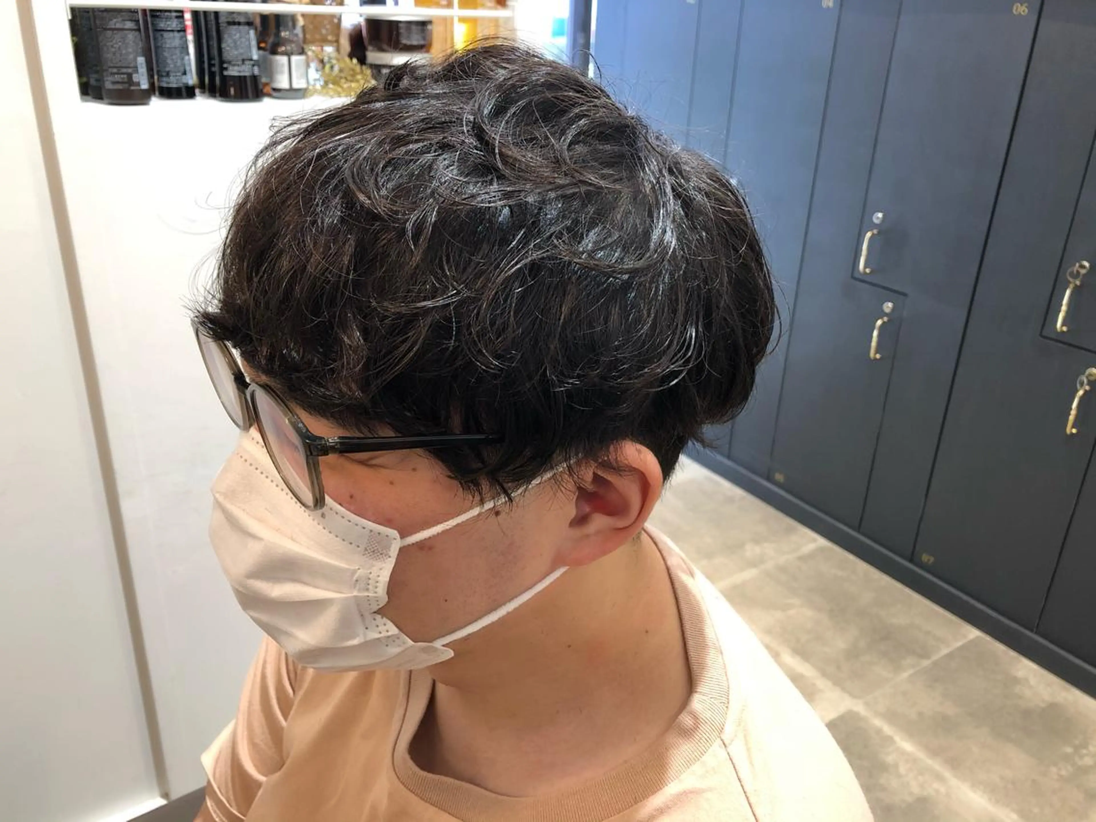 パーマ メンズ 細沼 葵のヘアスタイル