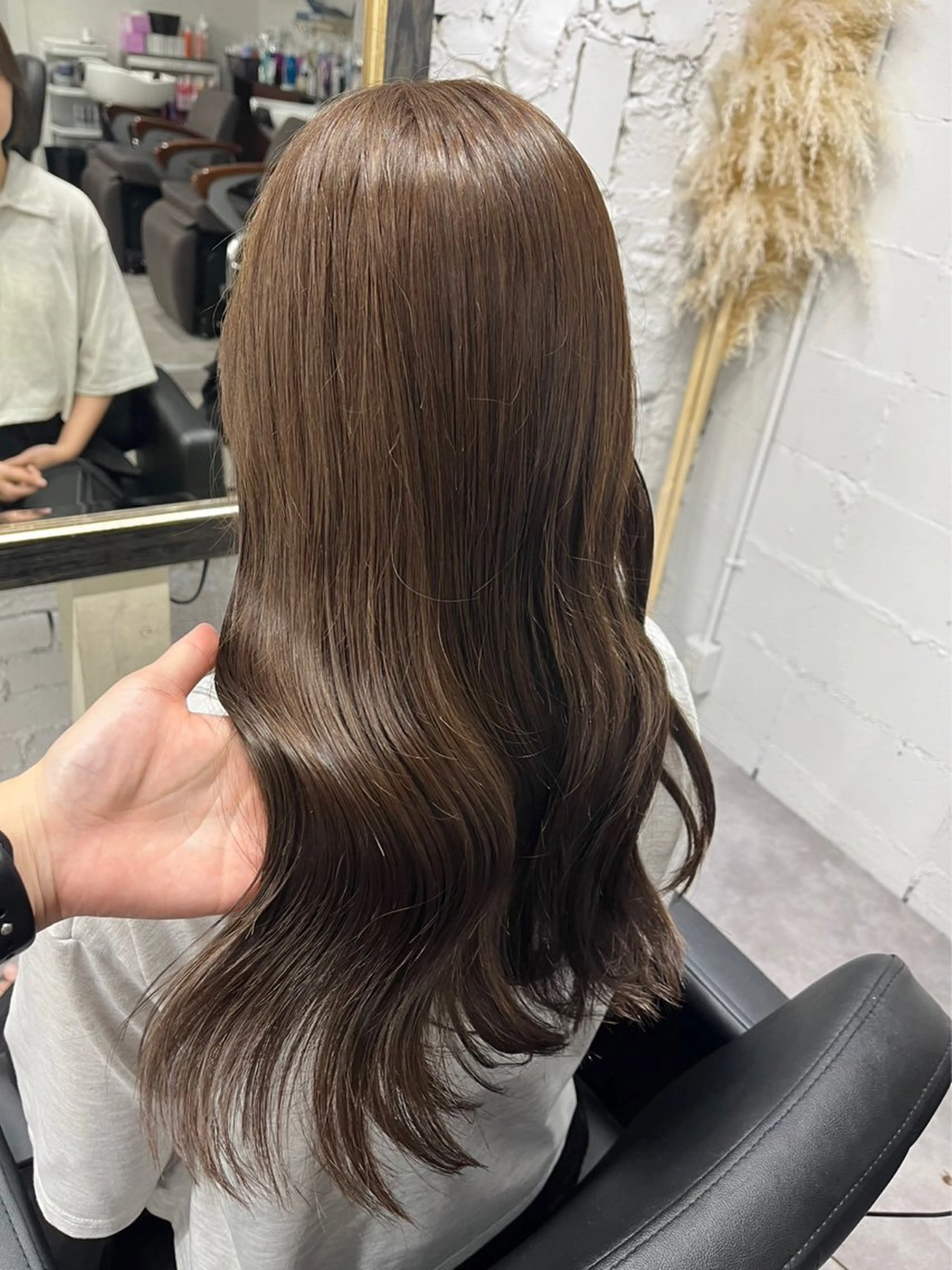 ロング カラー カット ヘアカラー ハイトーン/ダブル カラー/akihoのヘアスタイル