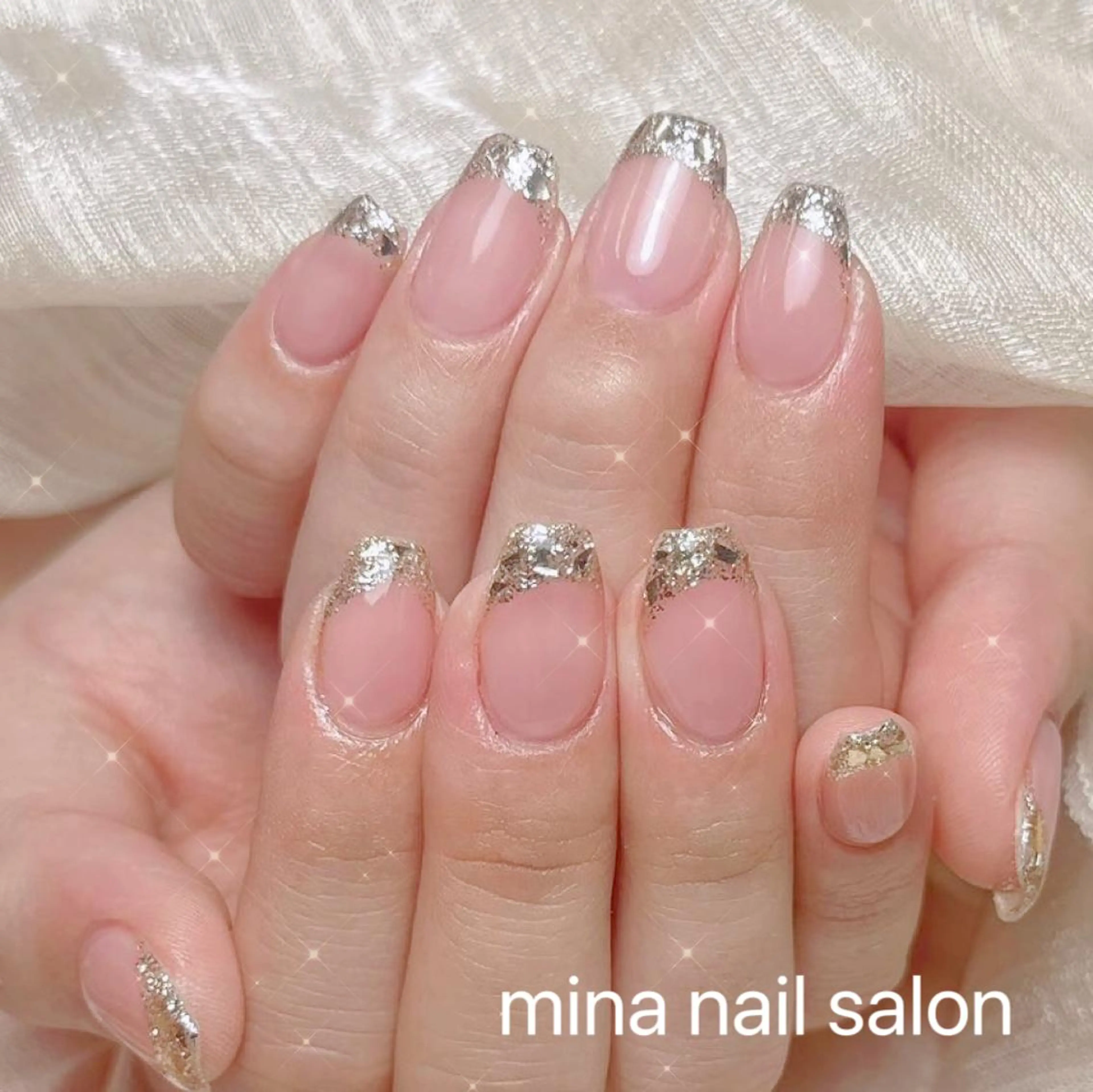 ネイル ハンドネイル Mina🧸 韓国風ネイル🎀のネイルデザイン