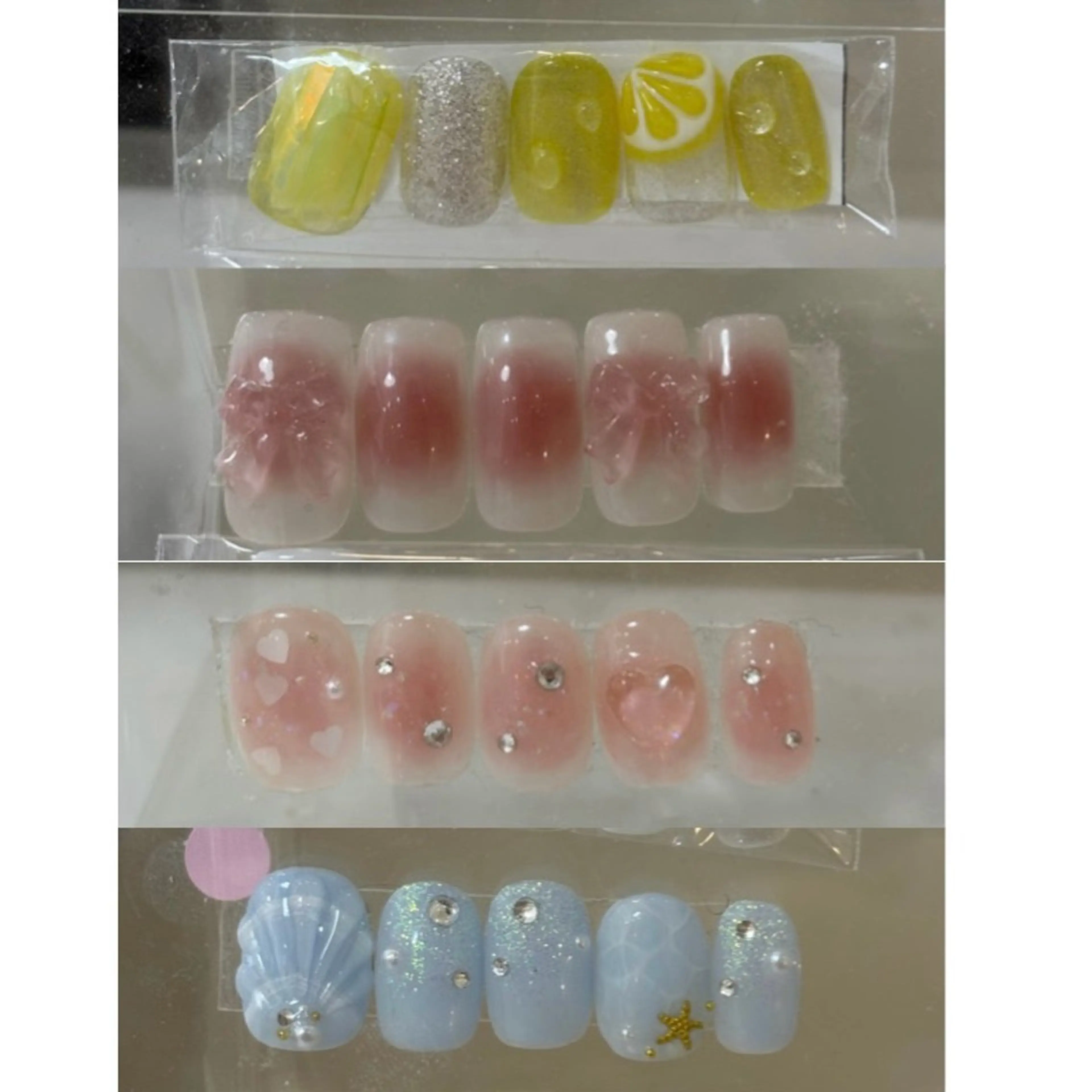 ⚠️テストモデル⚠️ オフなし　チップ長さだし5本➕サマーコース👒🌺の写真