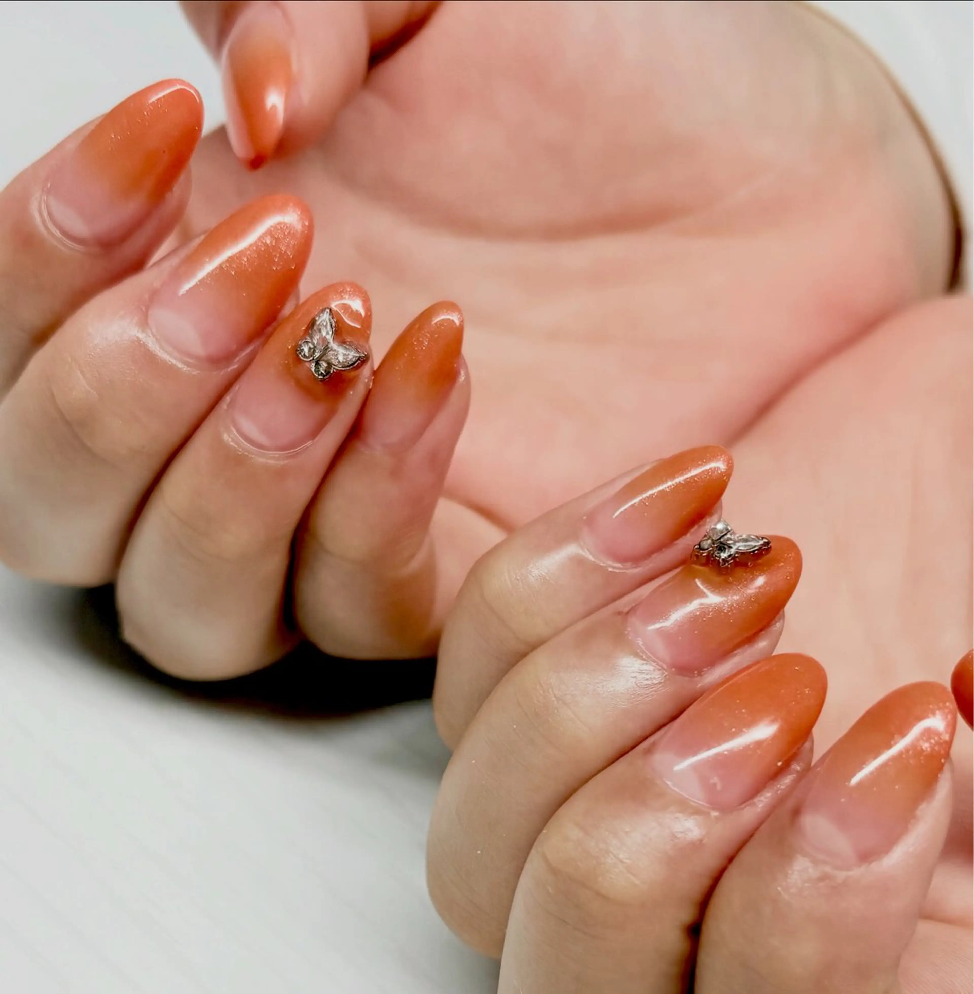 カラーグラデーション/フレンチの写真