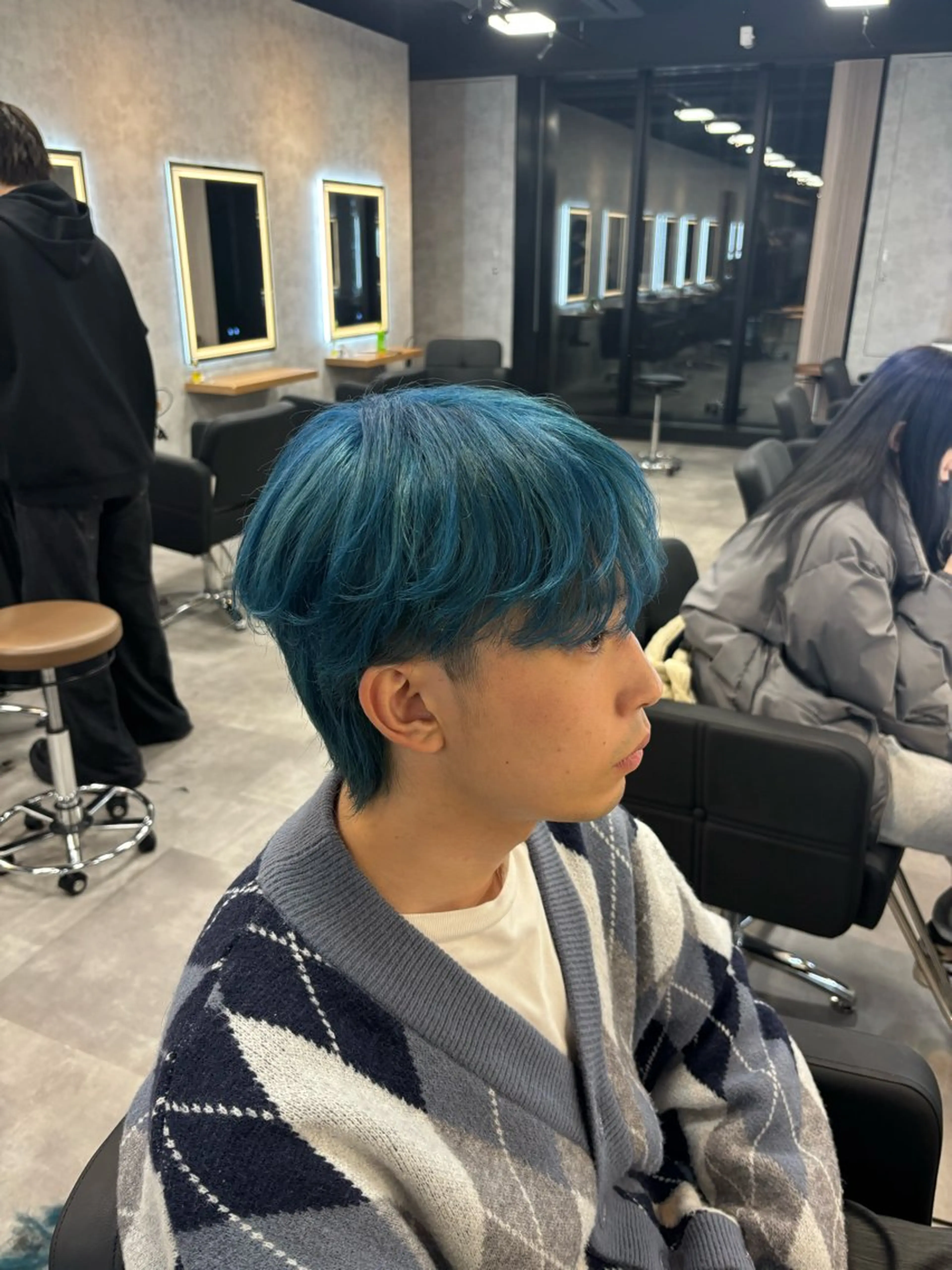 カラー パーマ メンズ メンズブリーチ ブリーチ カット ヘアカラー 札幌メンズ指名No. 1光👑👑のヘアスタイル
