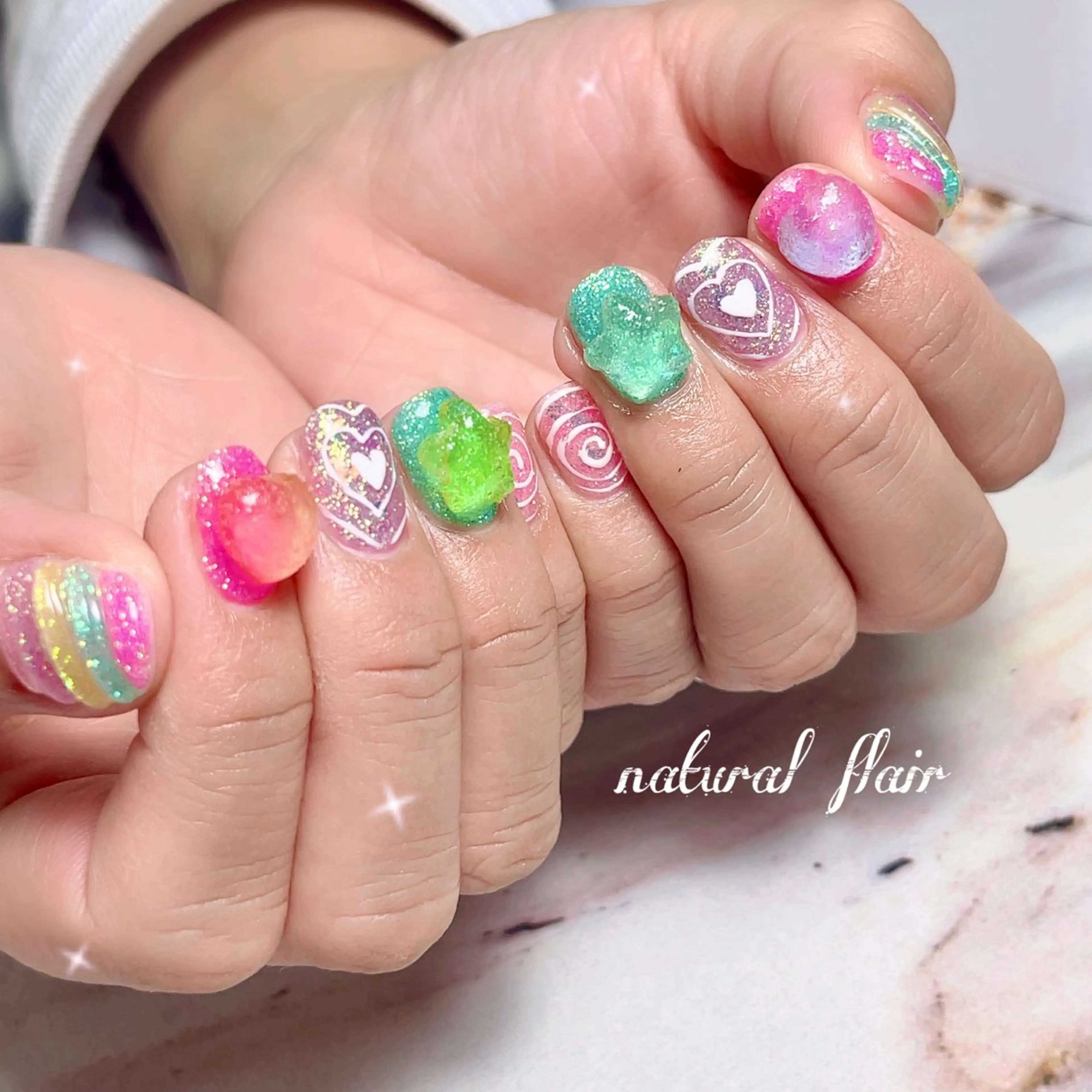 ネイル ハンドネイル natural flairのネイルデザイン
