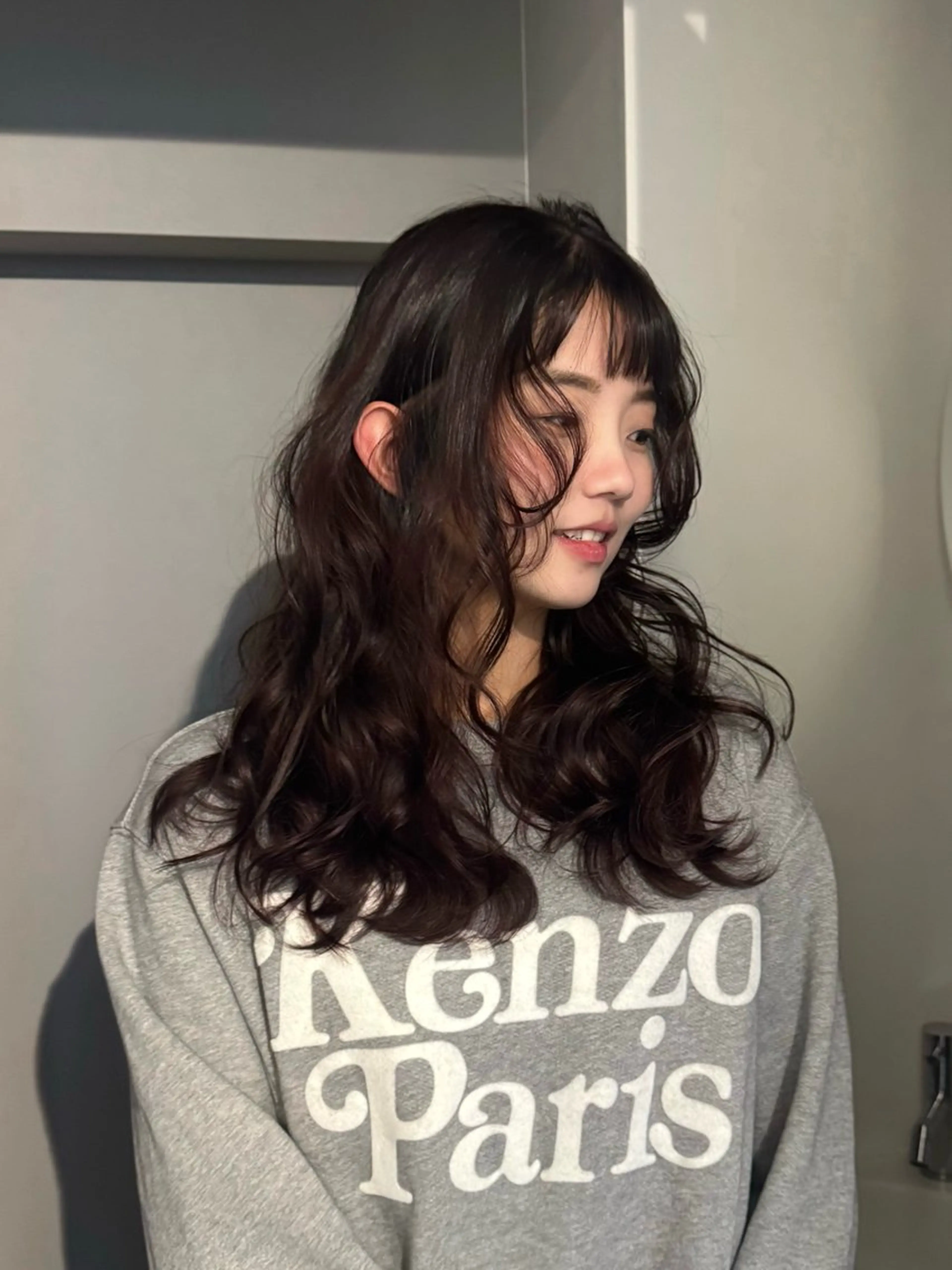 ロング カラー ヘアカラー 透明感/レイヤー カット🎀マコのヘアスタイル