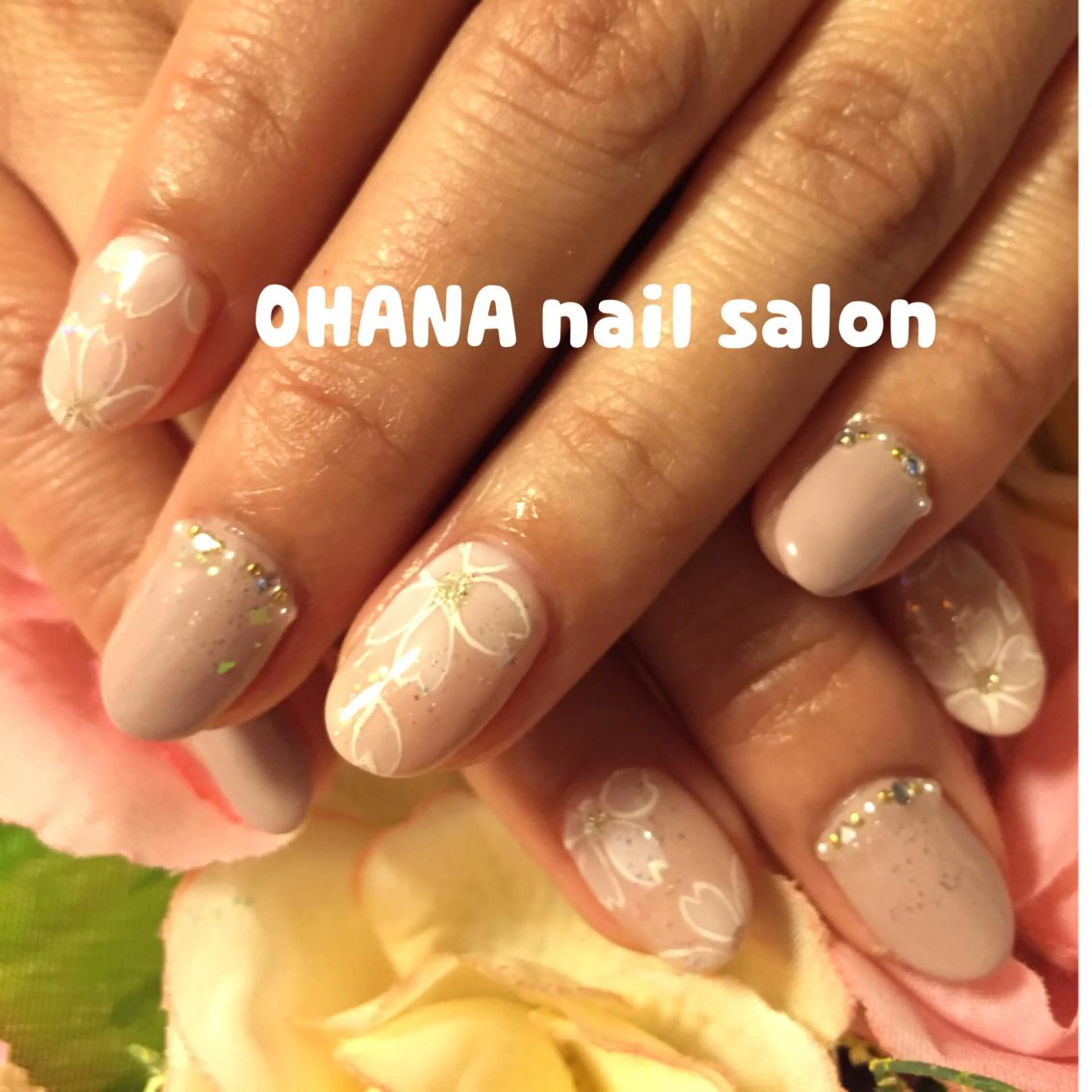 ネイル 桜ネイル ジェルネイル 春ネイル 那覇🏝️台湾人 ネイリストSHIUのネイルデザイン