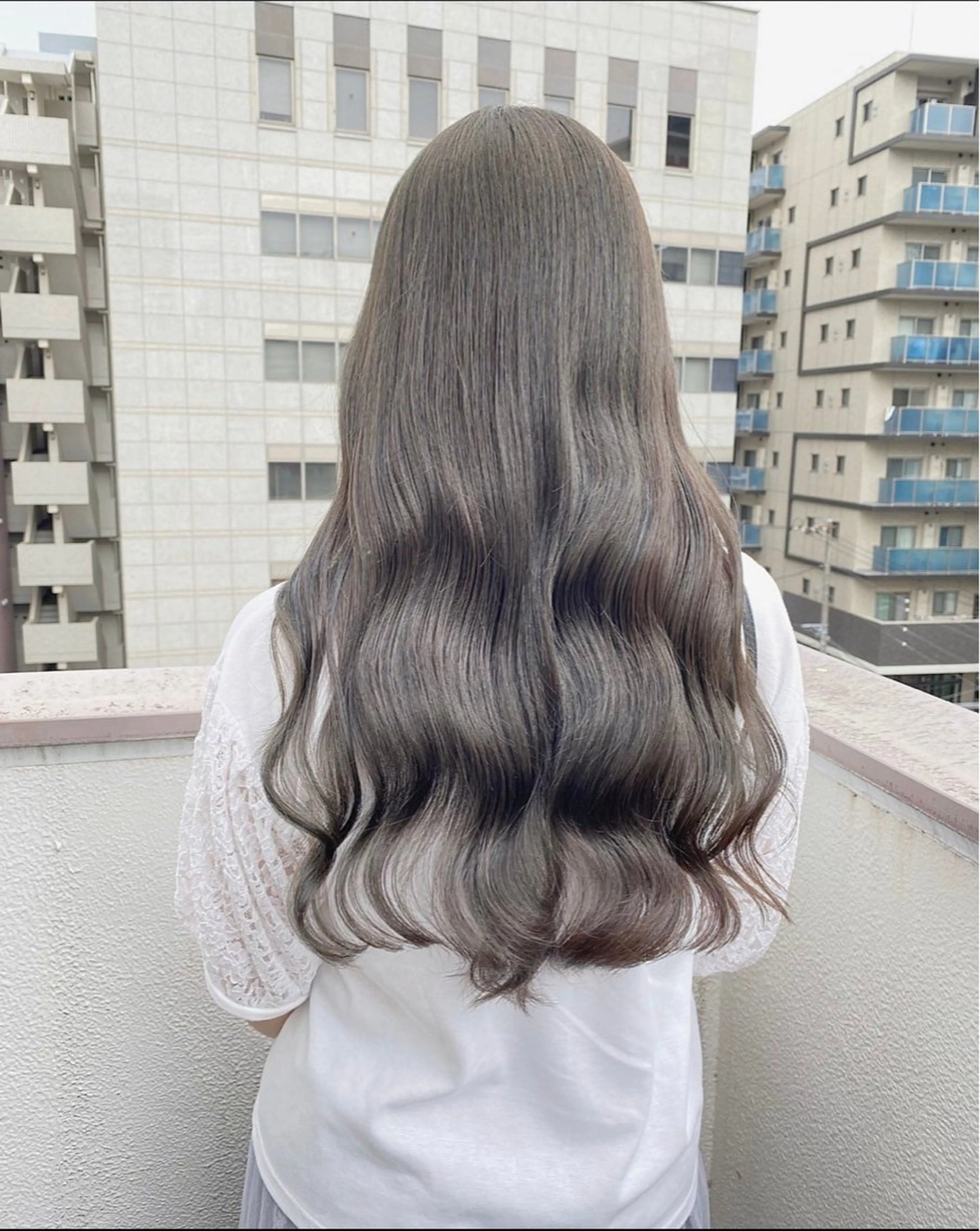 ロング カラー 🟦ニュアンス/メン ズパーマ横浜🟦のヘアスタイル